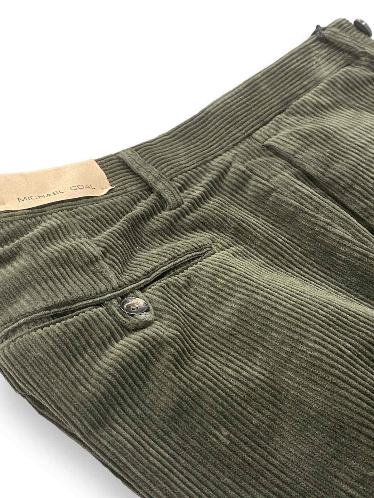 MICHAEL COAL Pantalone Uomo MCFRK3588F23C 007 Verde gioboutiqueweb