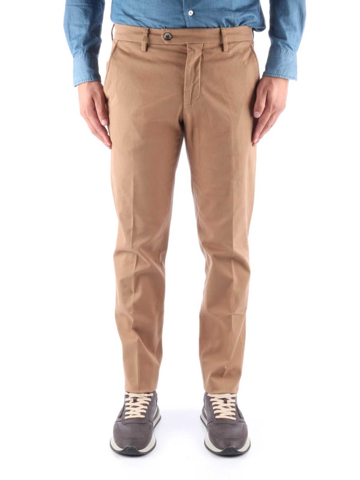 MICHAEL COAL Pantalone Uomo MCBRA3862F22L 040 Marrone gioboutiqueweb