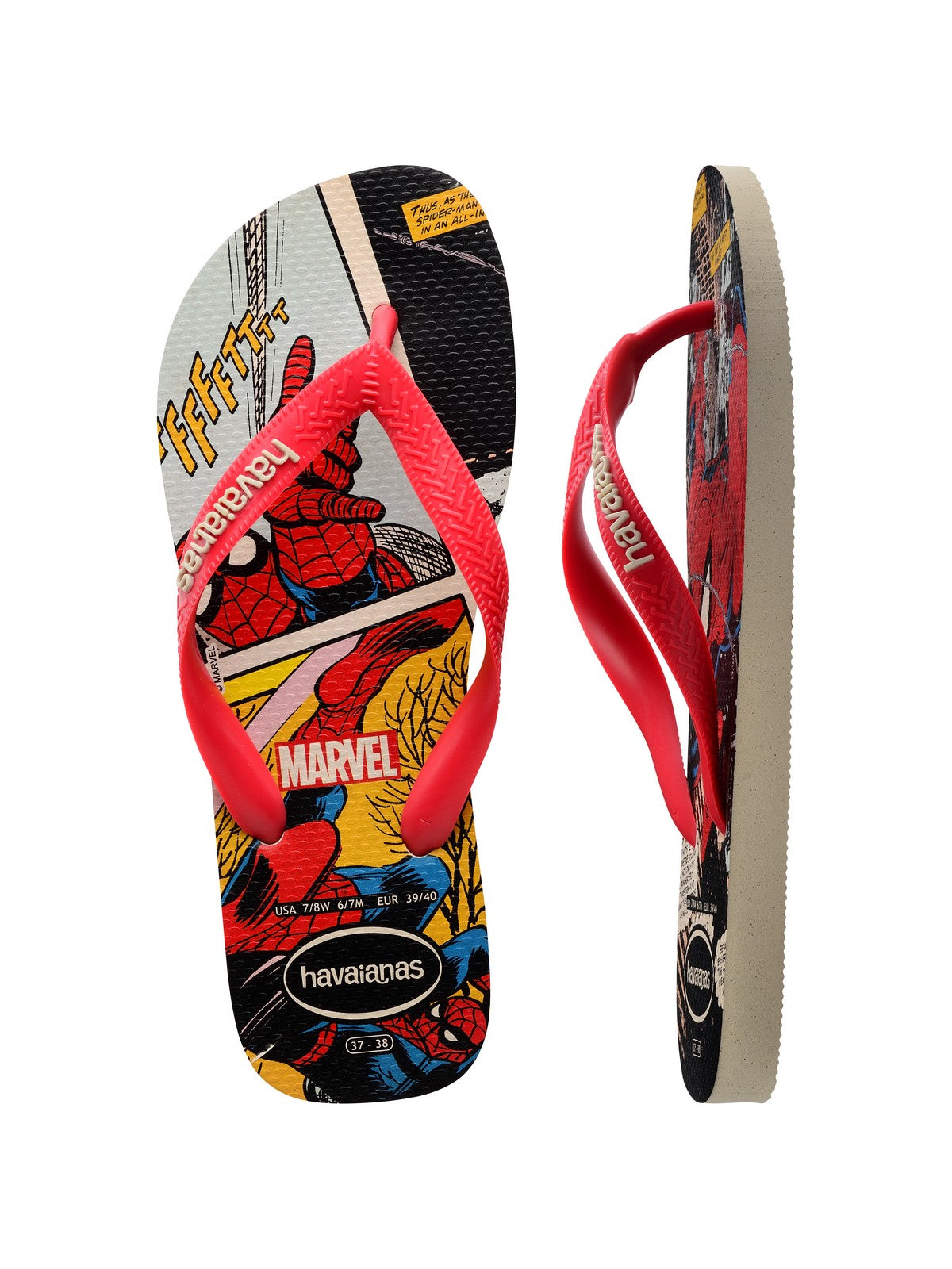 HAVAIANAS Infradito Unisex adulto Hav. Top marvel 4147012.8813 Beige gioboutiqueweb