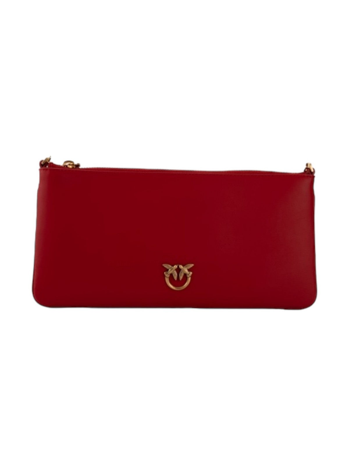 PINKO Pochette Donna Horizzontal flat 102747-A0F1 R30Q ROSSO-ANTIQUE GOLD gioboutiqueweb