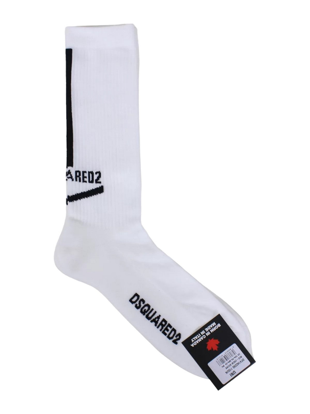 Dsquared2 men's socks dfv142290 110 white