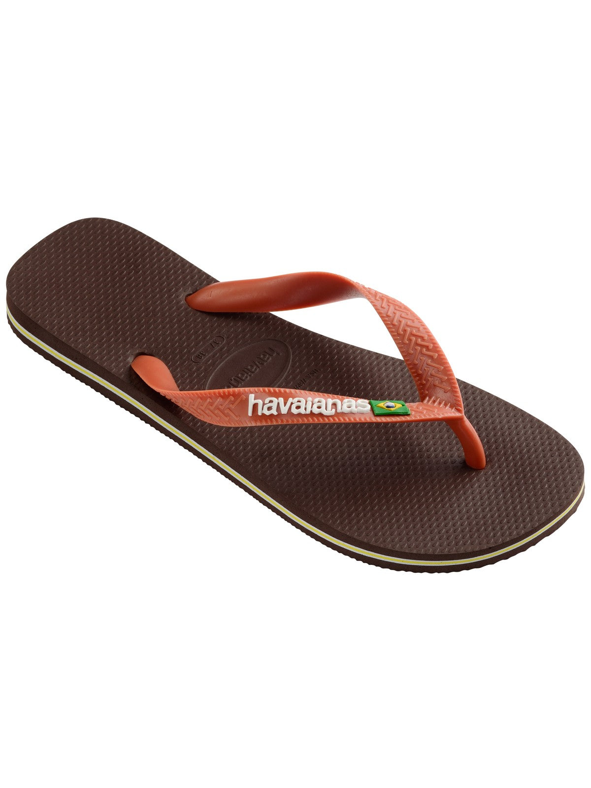 HAVAIANAS Infradito Unisex adulto Hav. Brasil logo 4110850.3059 Marrone gioboutiqueweb
