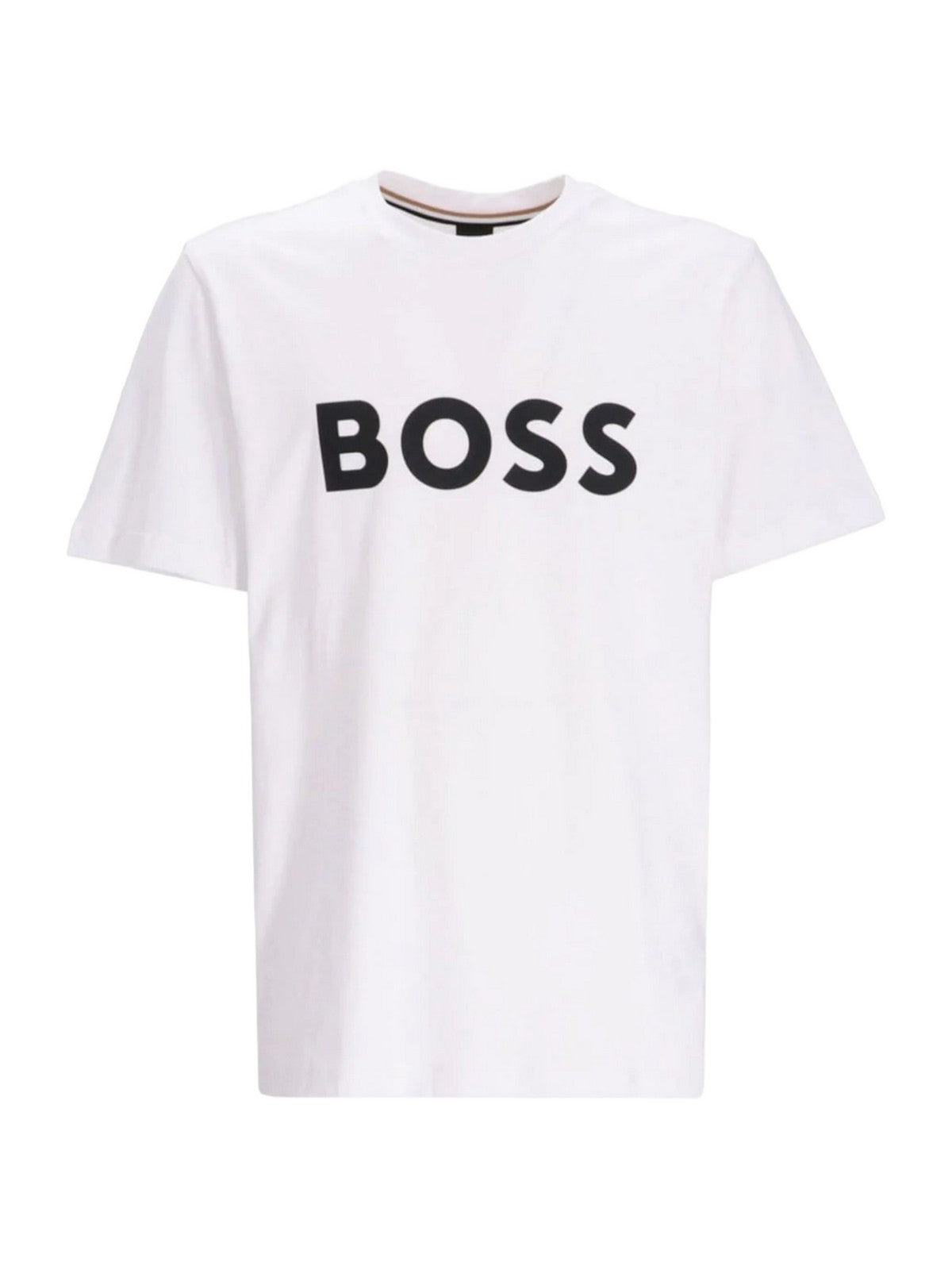 T-shirt Hugo Boss i słup męski 50495742 100 White