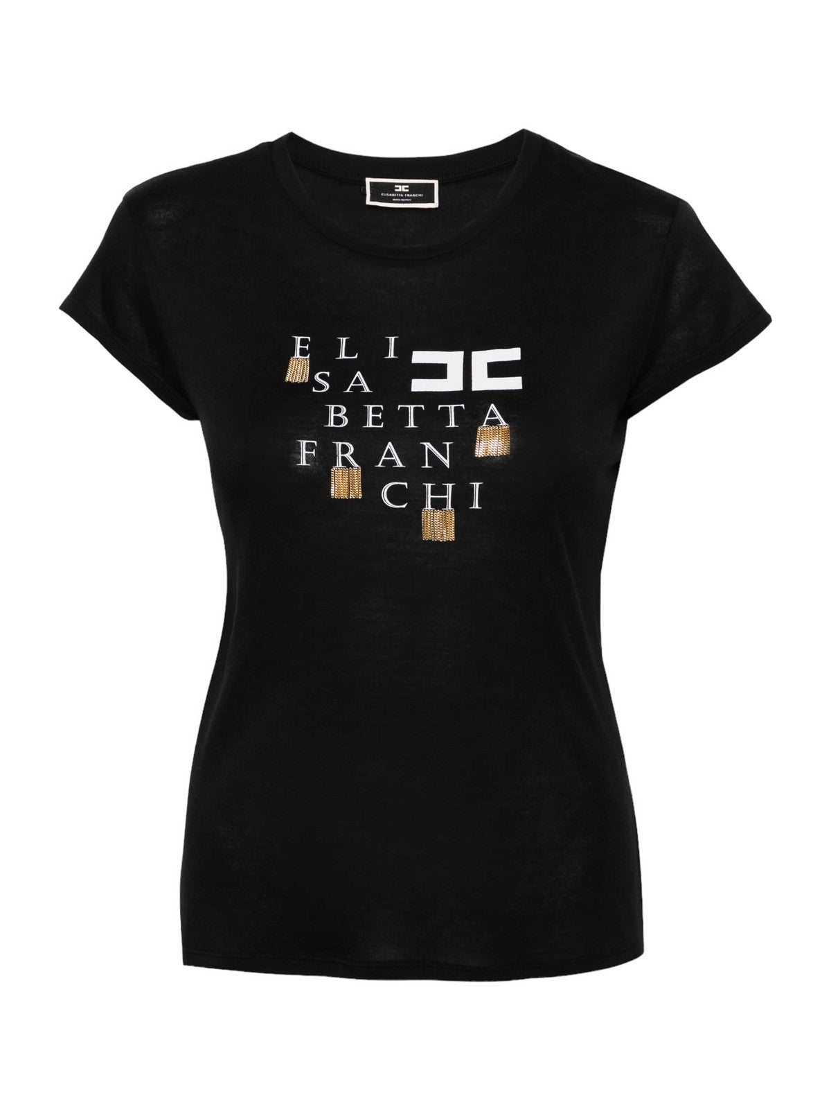 ELISABETTA FRANCHI T-shirt and pole Women's MA00841E2 110 Black