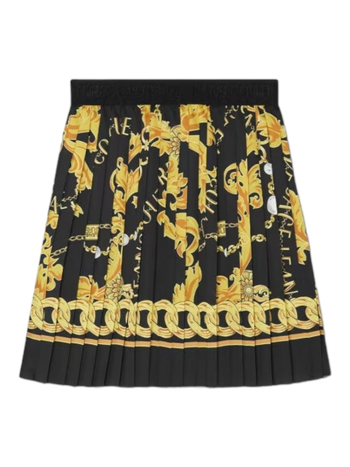Versace Jeans Couture Frau Rock 75 haee8a0 NS313 G89 Schwarz