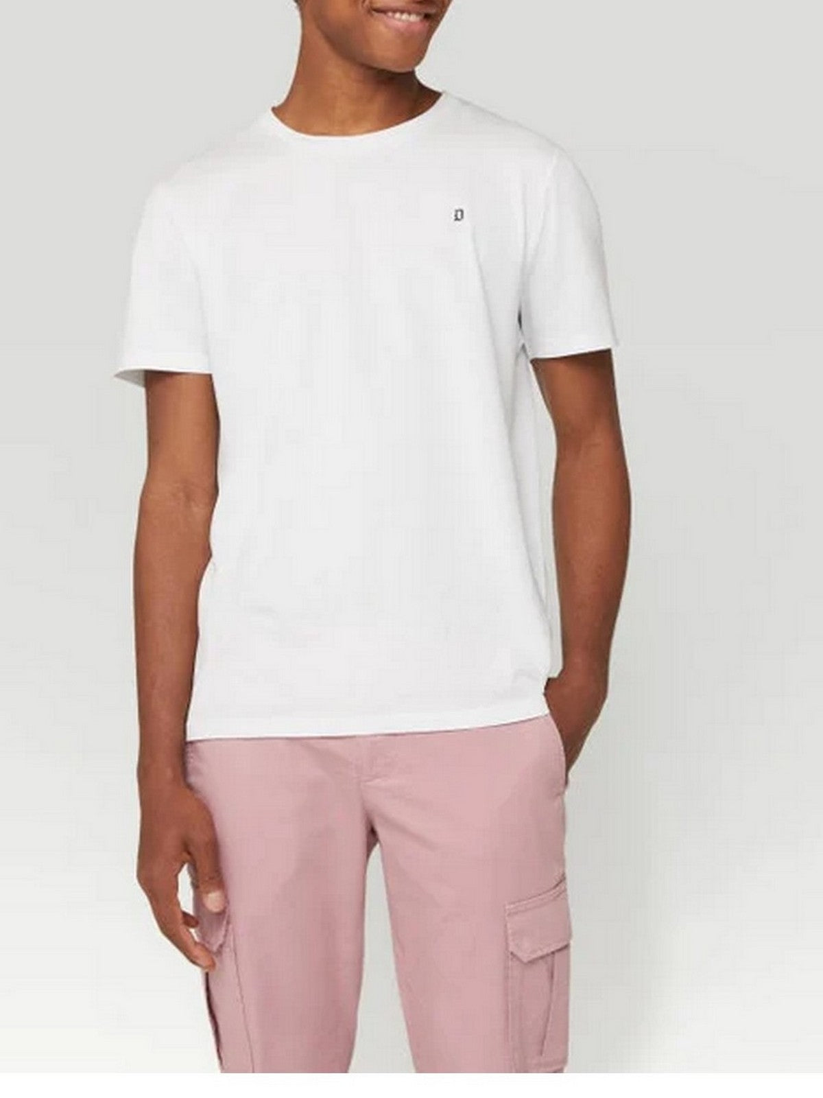 DONDUP T-Shirt e Polo Uomo US198 JF0271U ZL4 000 Bianco gioboutiqueweb