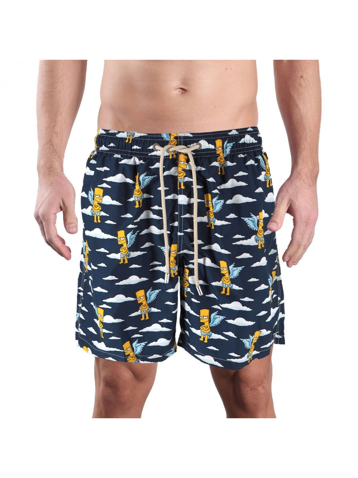 MC2 SAINT BARTH Costume da bagno Uomo Pantaloncino LIGHTING 05979D Blu gioboutiqueweb