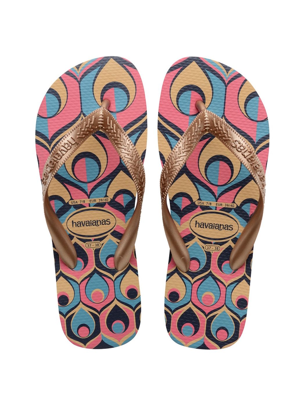 HAVAIANAS Infradito Donna 4123230.0570 Oro gioboutiqueweb
