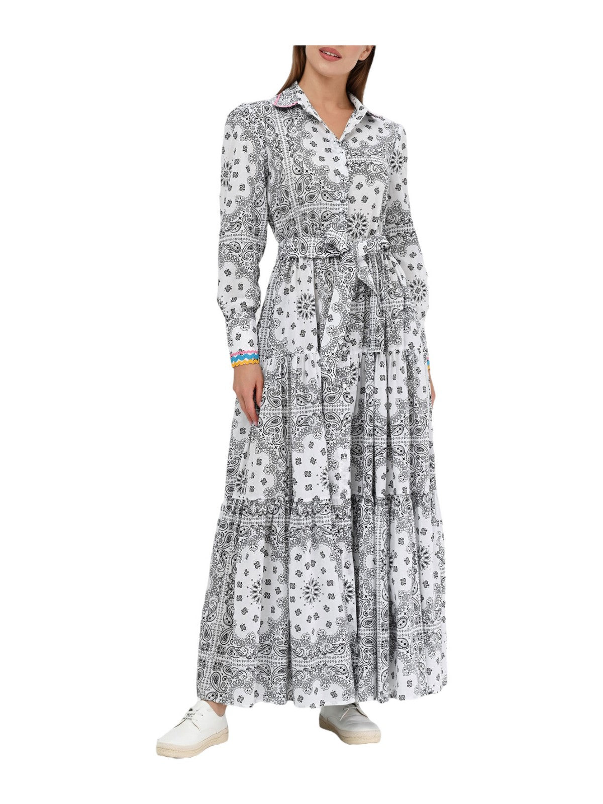 MC2 SAINT BARTH Copricostume Donna Chemisier JENSEN 03012B Bianco gioboutiqueweb