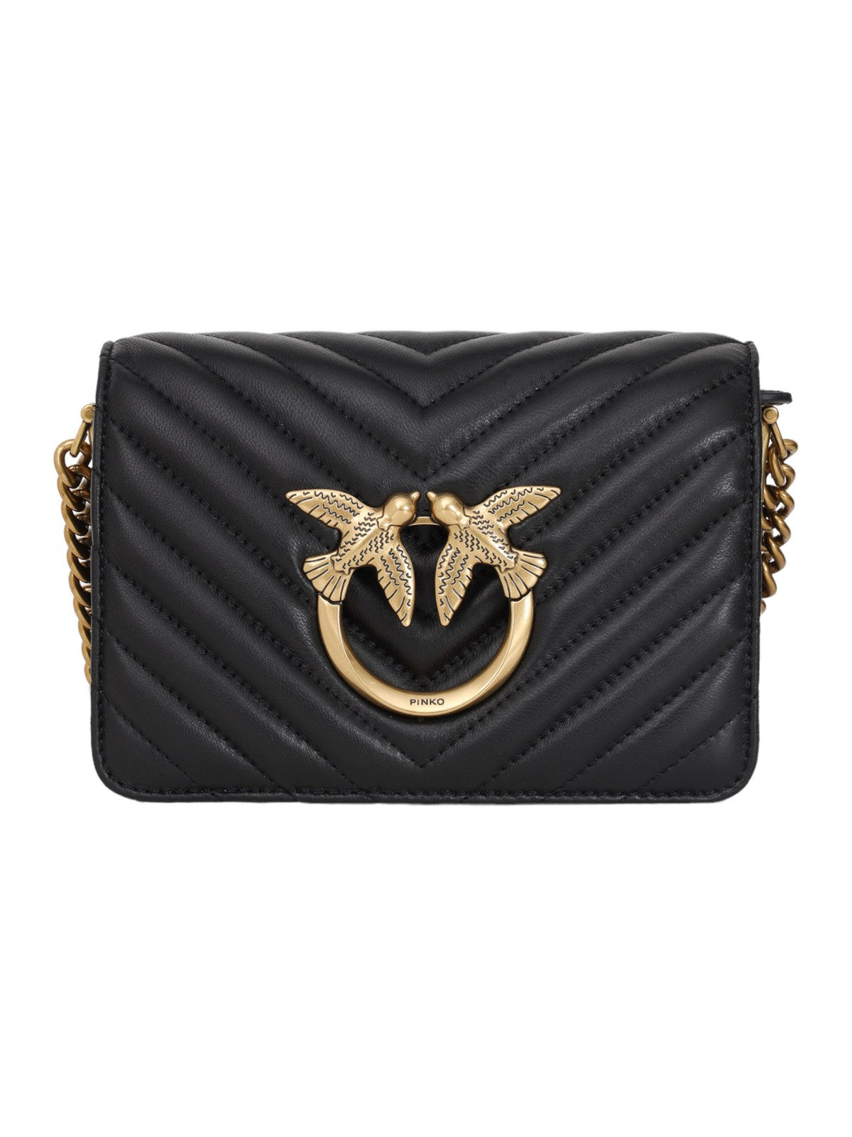 PINKO Borsa Donna Love click mini 100067-A0GK Z99Q Nero gioboutiqueweb