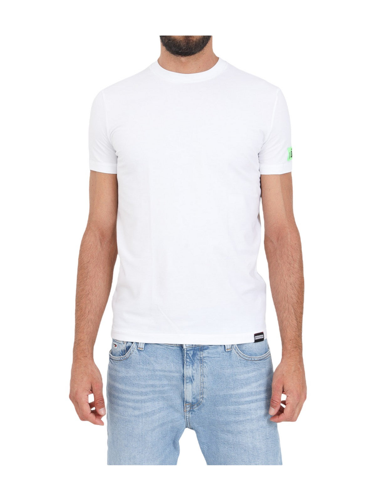 Dsquared2 t-shirts and men's pole d9m204720 113 white