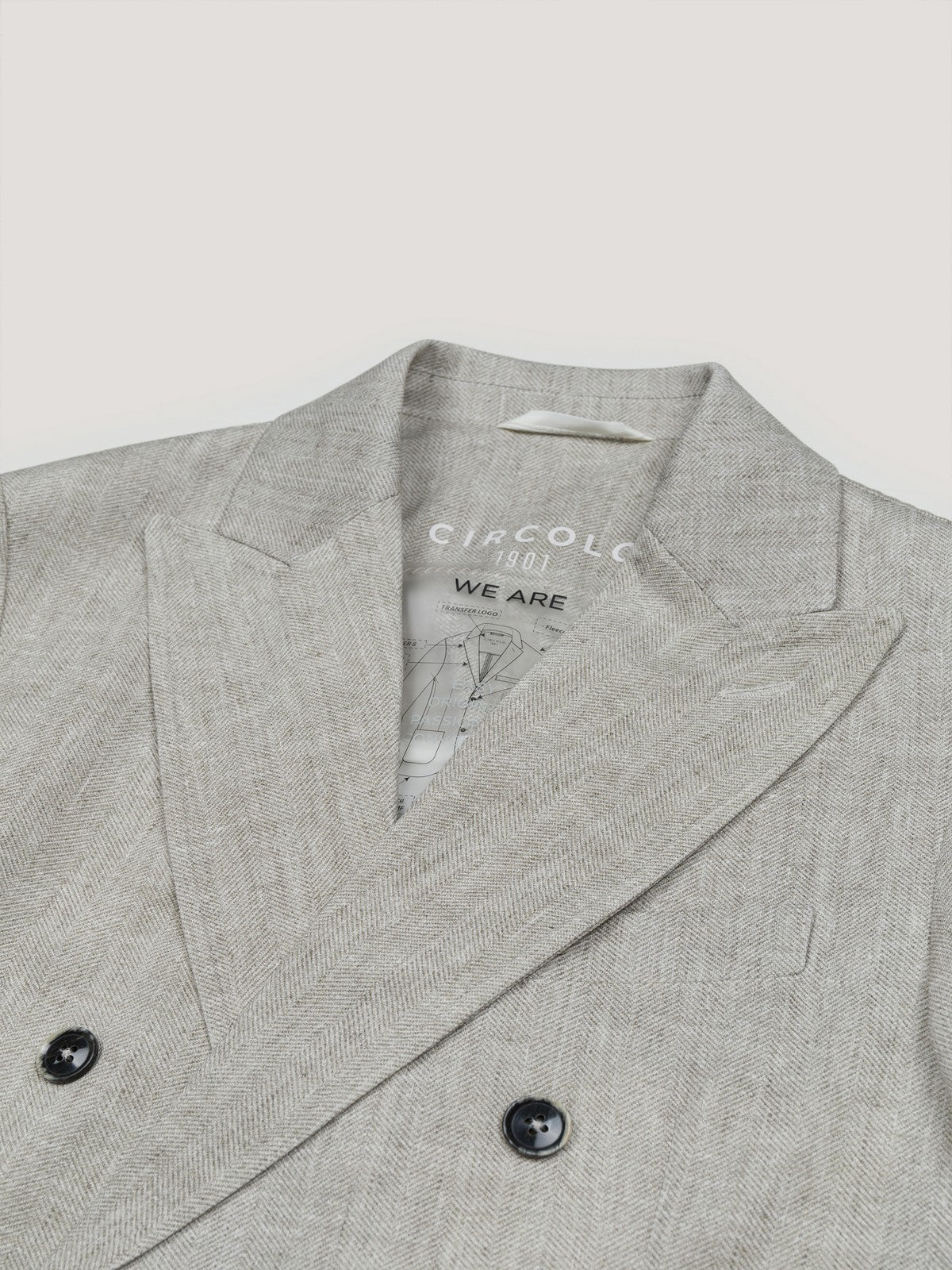 Circolo 1901 Men's Jacket CN4338 Natur Beige