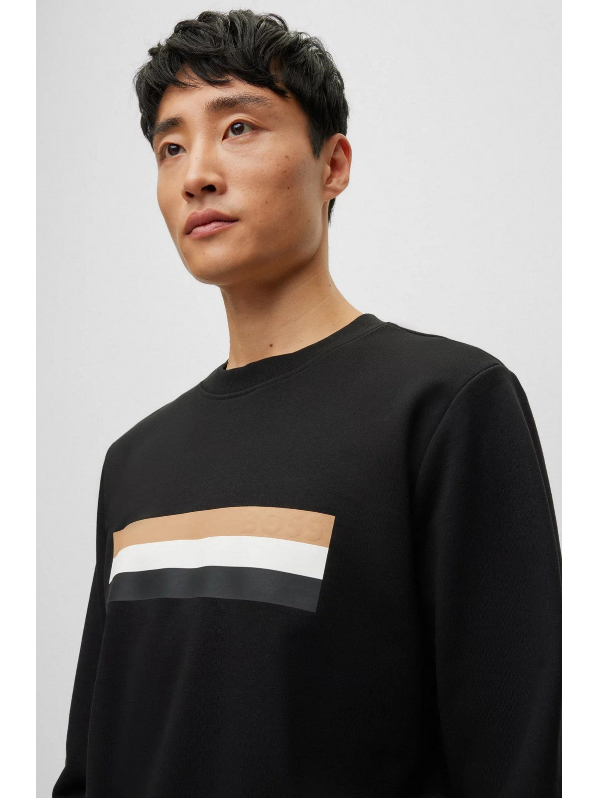 HUGO BOSS Felpa Uomo 50501498 001 Nero gioboutiqueweb