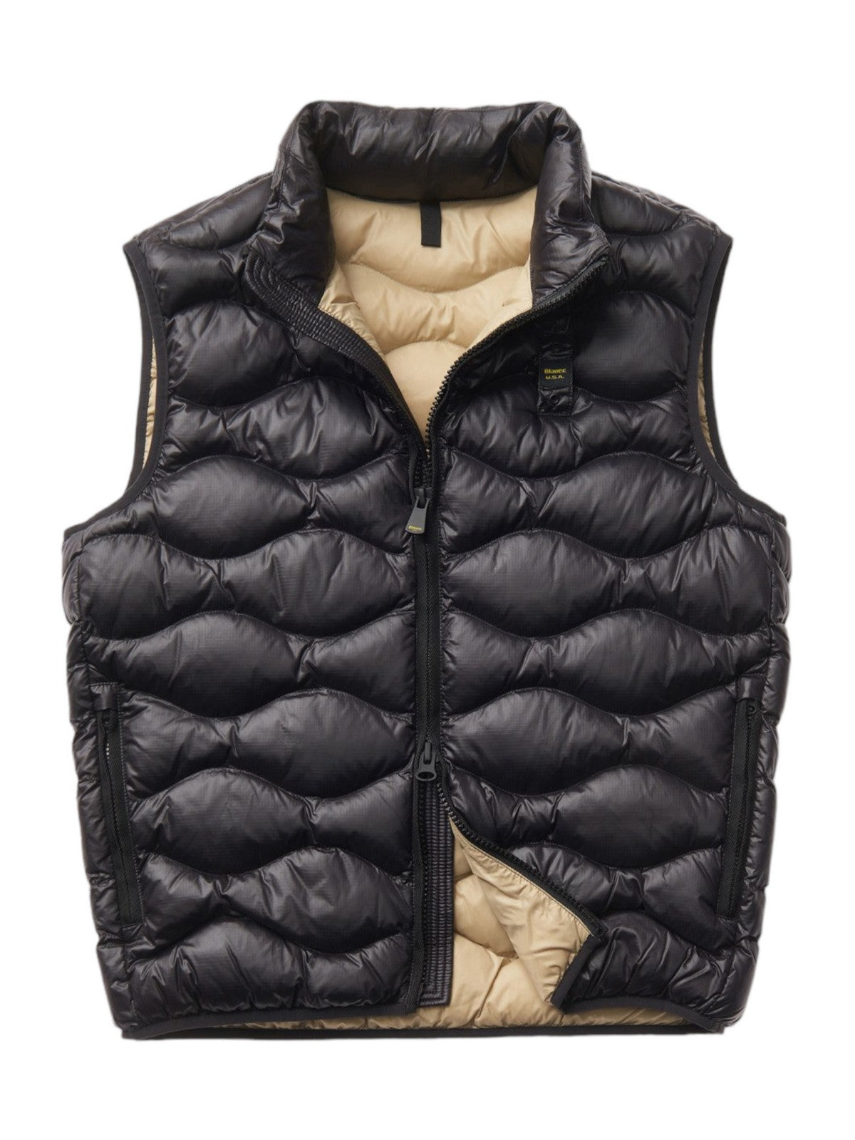 BLAUER Gilet Uomo 23WBLUX02085 005958 999TT Nero gioboutiqueweb