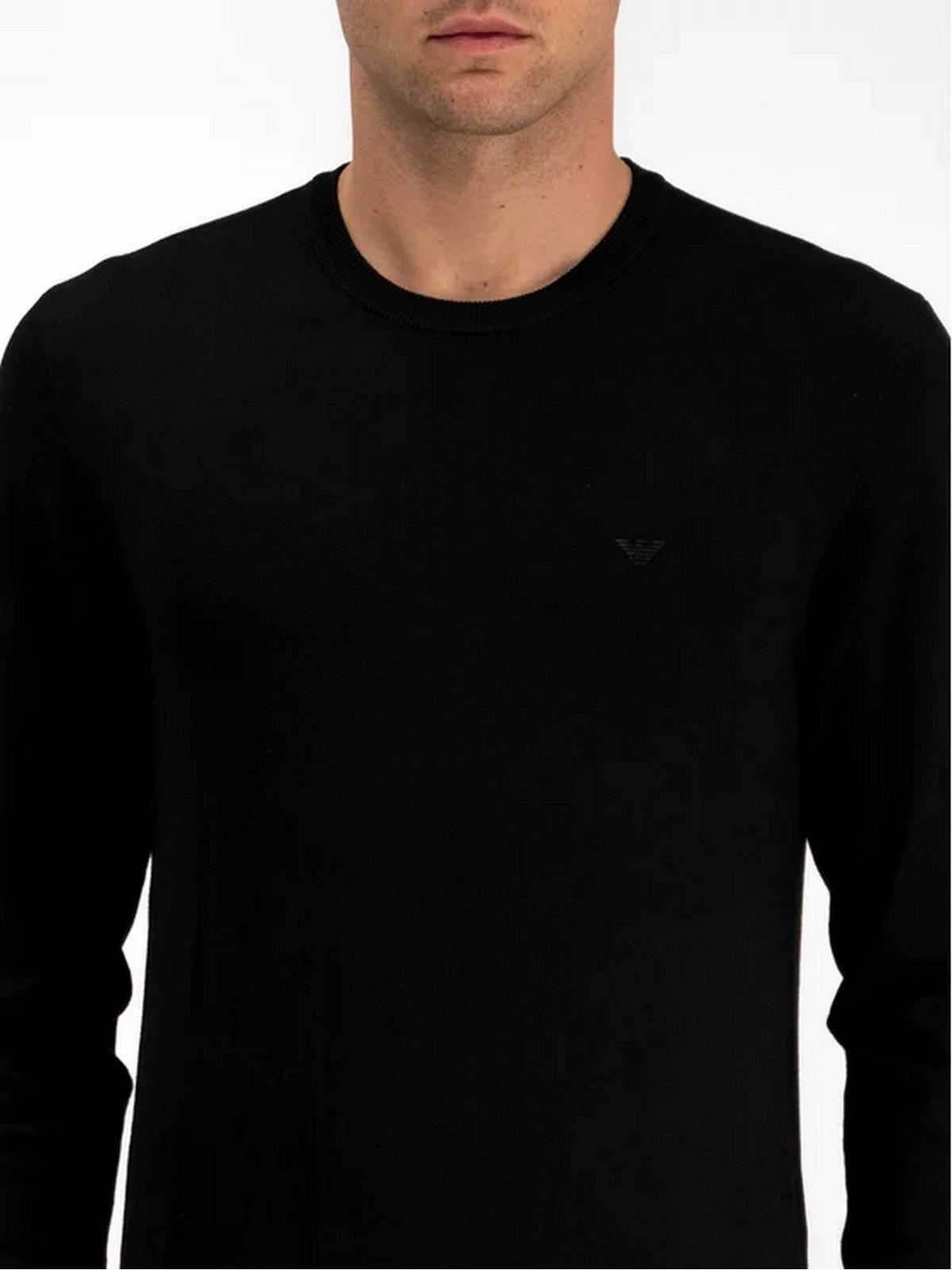 EMPORIO ARMANI Maglione Uomo 8N1MA1 1MPQZ 0999 Nero gioboutiqueweb