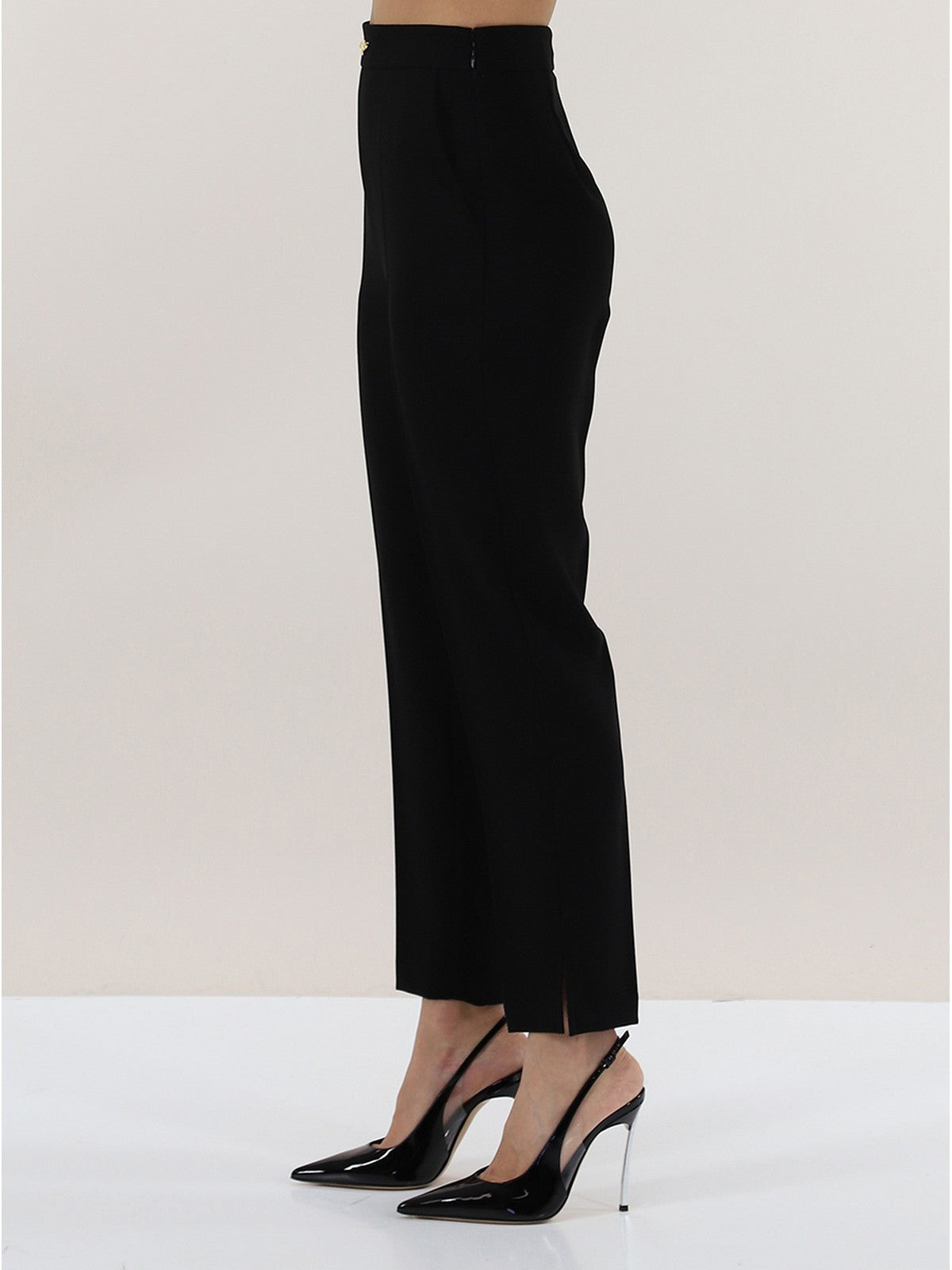 ELISABETTA FRANCHI Pantalone Donna PA02341E2 110 Nero gioboutiqueweb