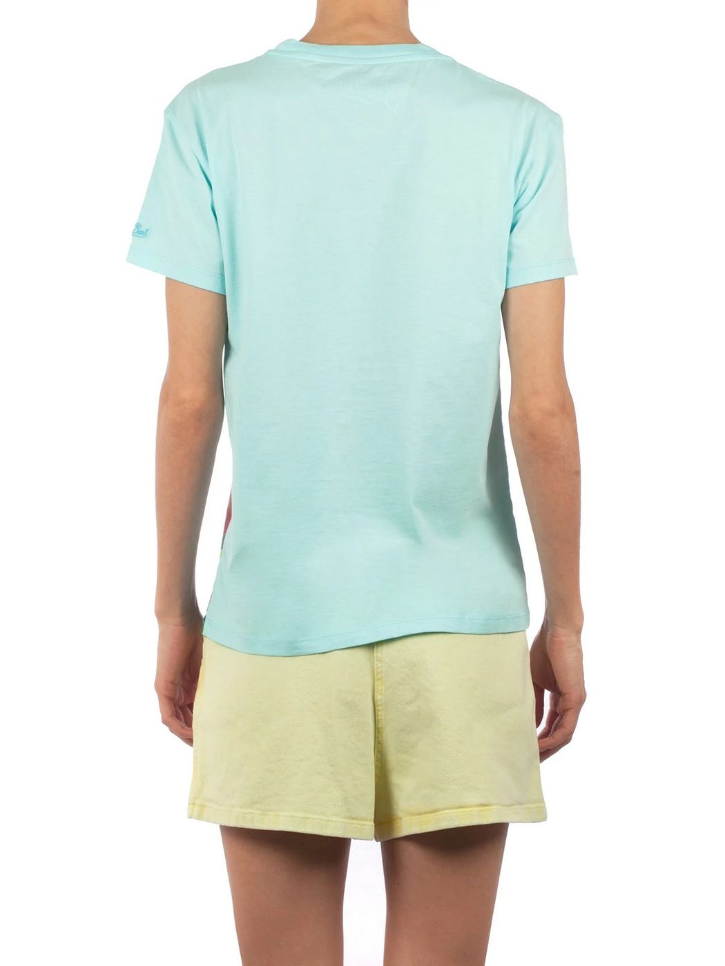 MC2 Saint Barth T-shirt et femmes Pole Emilie 00715B Bleu