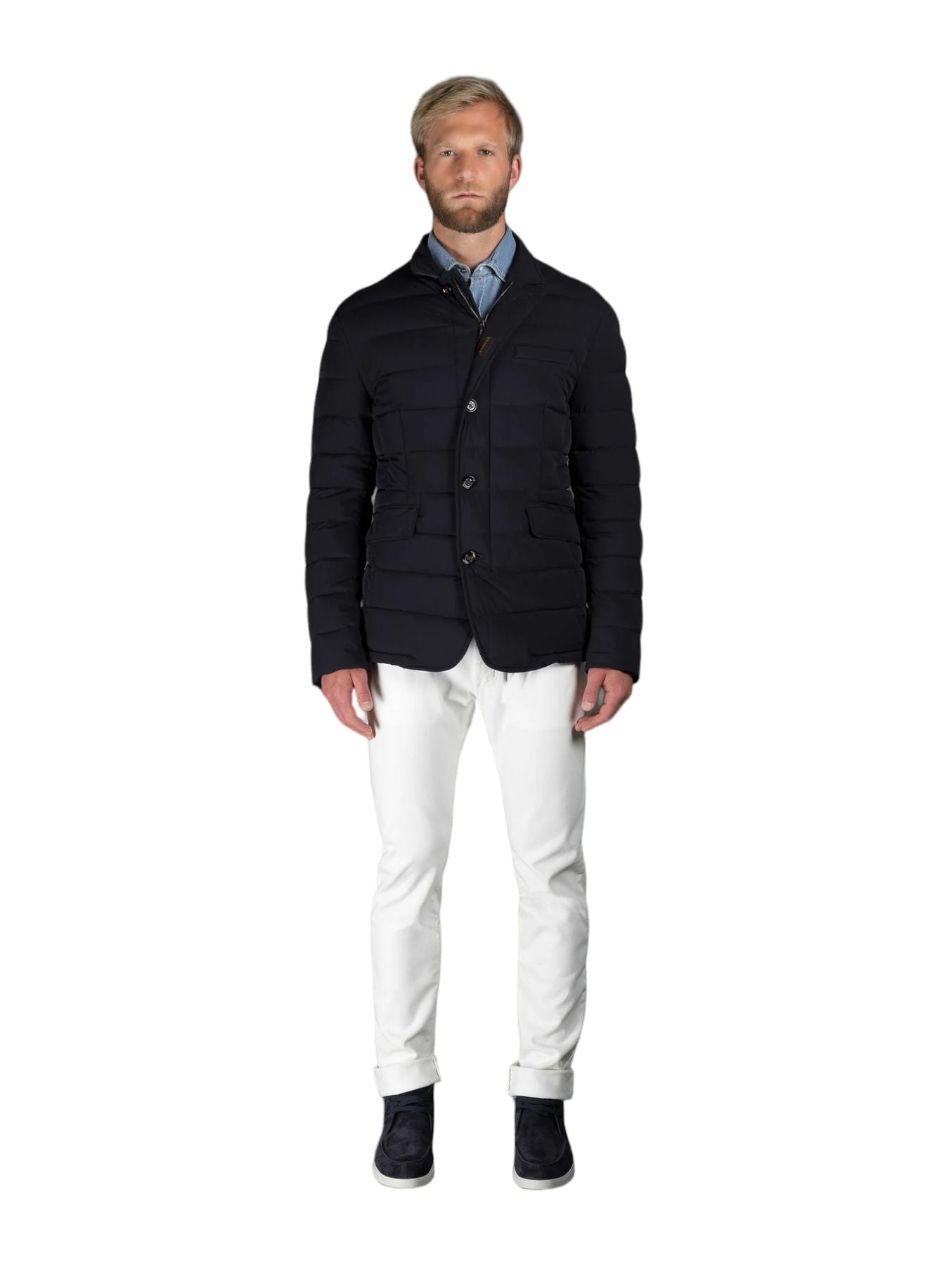 Moorer Herrenjacke Zayn-Kn Mougi100307 U0402 Blau