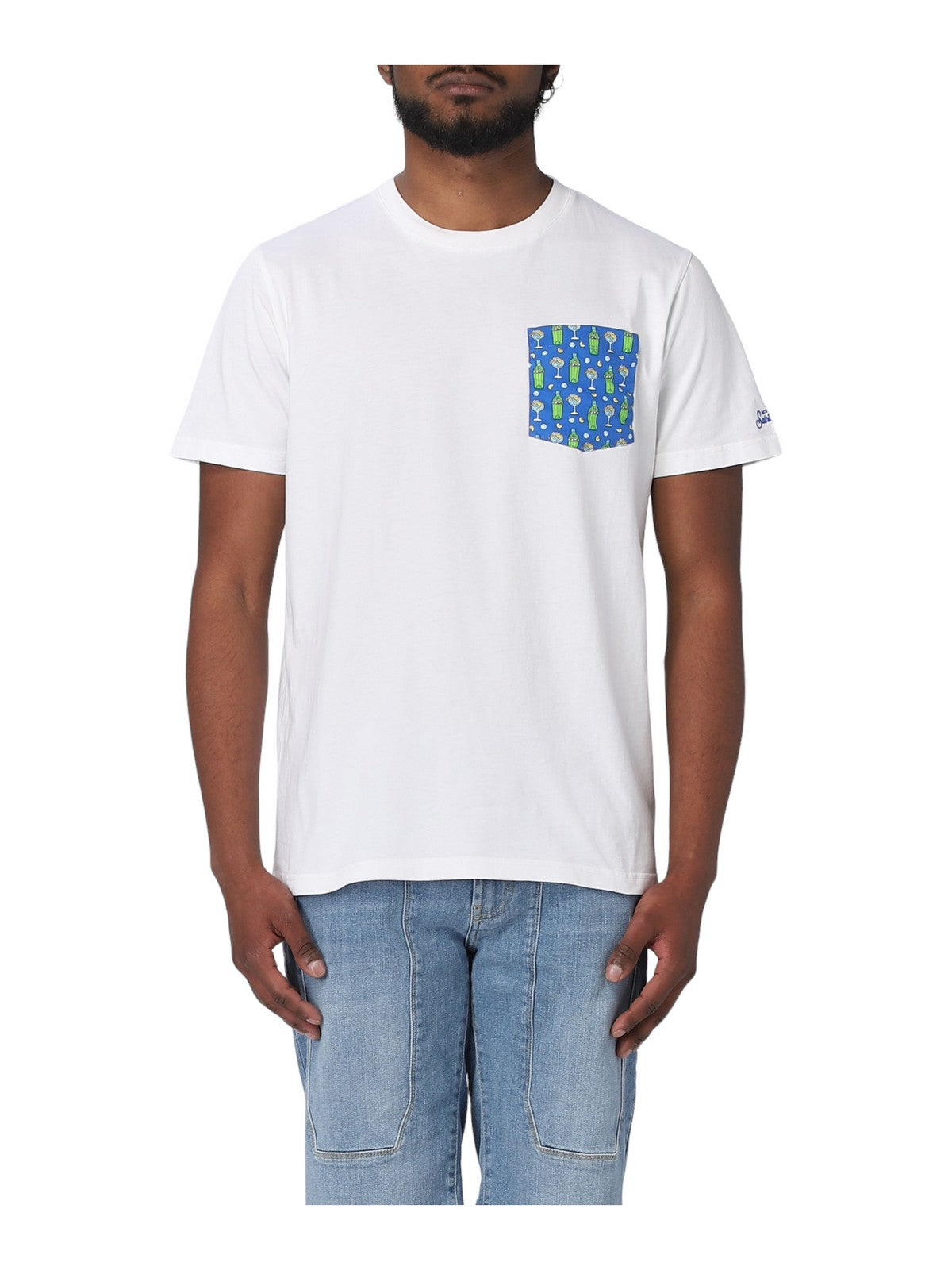 Mc2 Saint Barth T-shirt and Men's Polo Blanche 04270d White