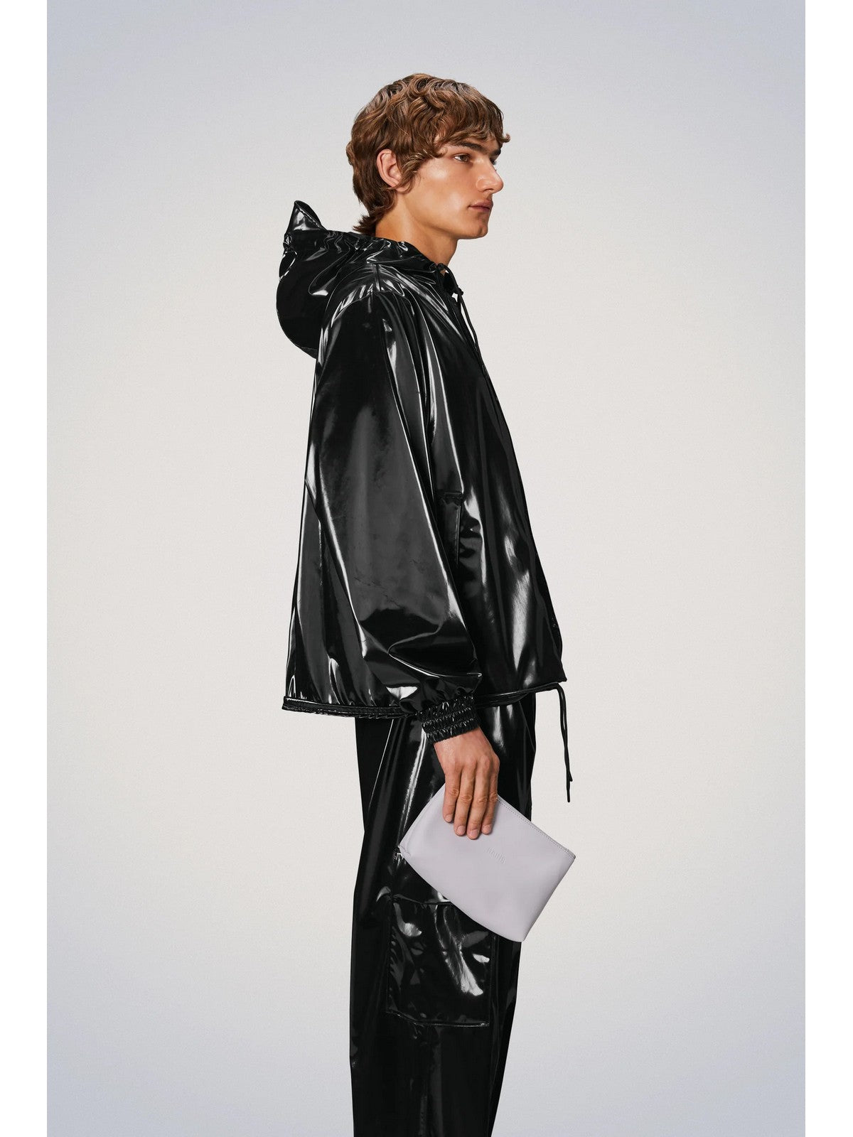 Sac d'embrayage de pluies Unisexe Sac cosmétique adulte W3 15600 11 FLINT GREY