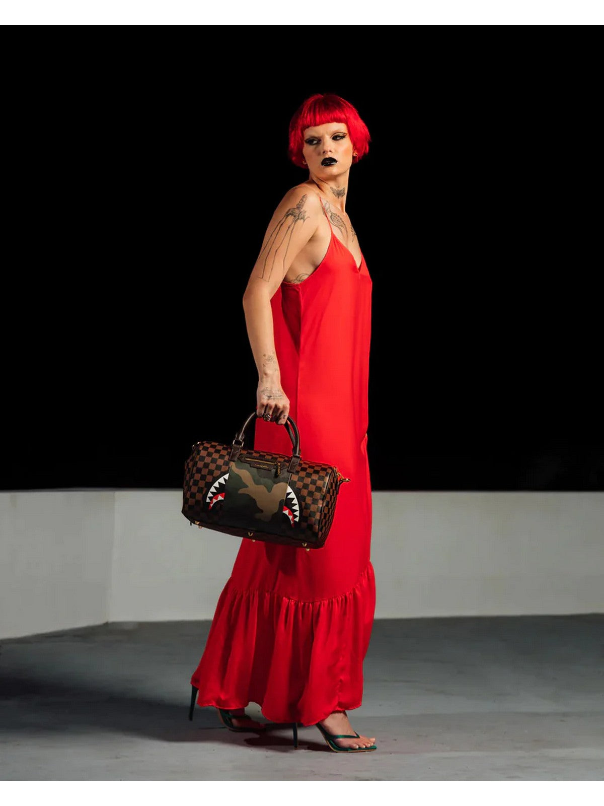 SPRAYGROUND Borsa Donna Sip with camo accent 910D5627NSZ Marrone