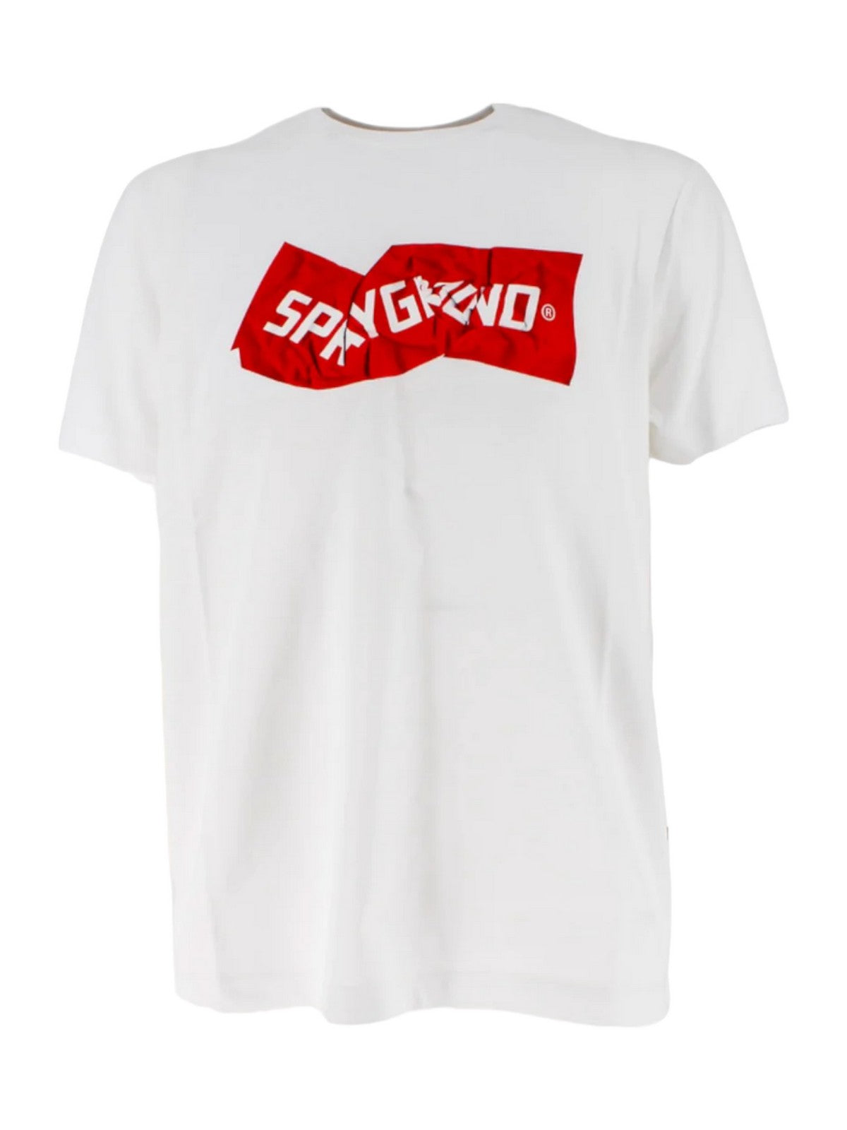 SPRAYGROUND White SP374WHT Men's T-shirts and pole