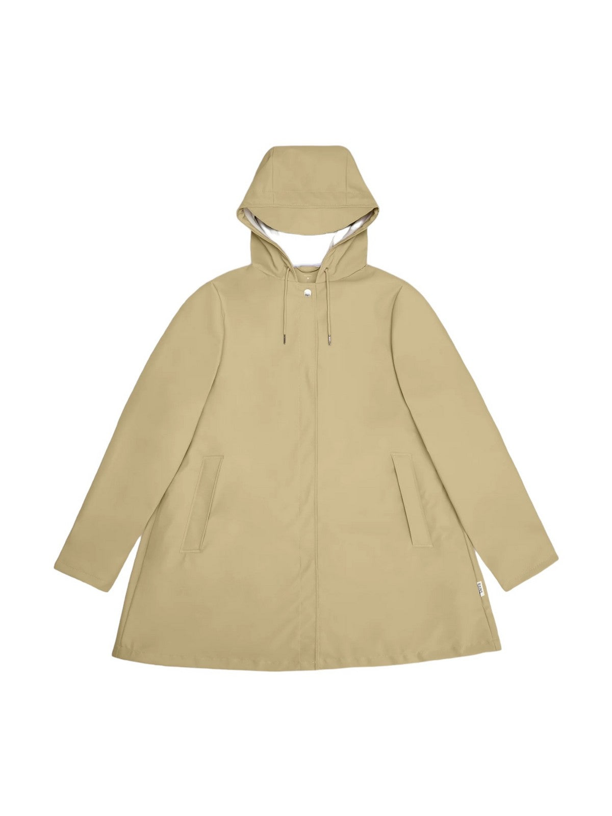 RAINS Giubbino Donna A-line W Jacket W3 18050 24 Sand Beige gioboutiqueweb