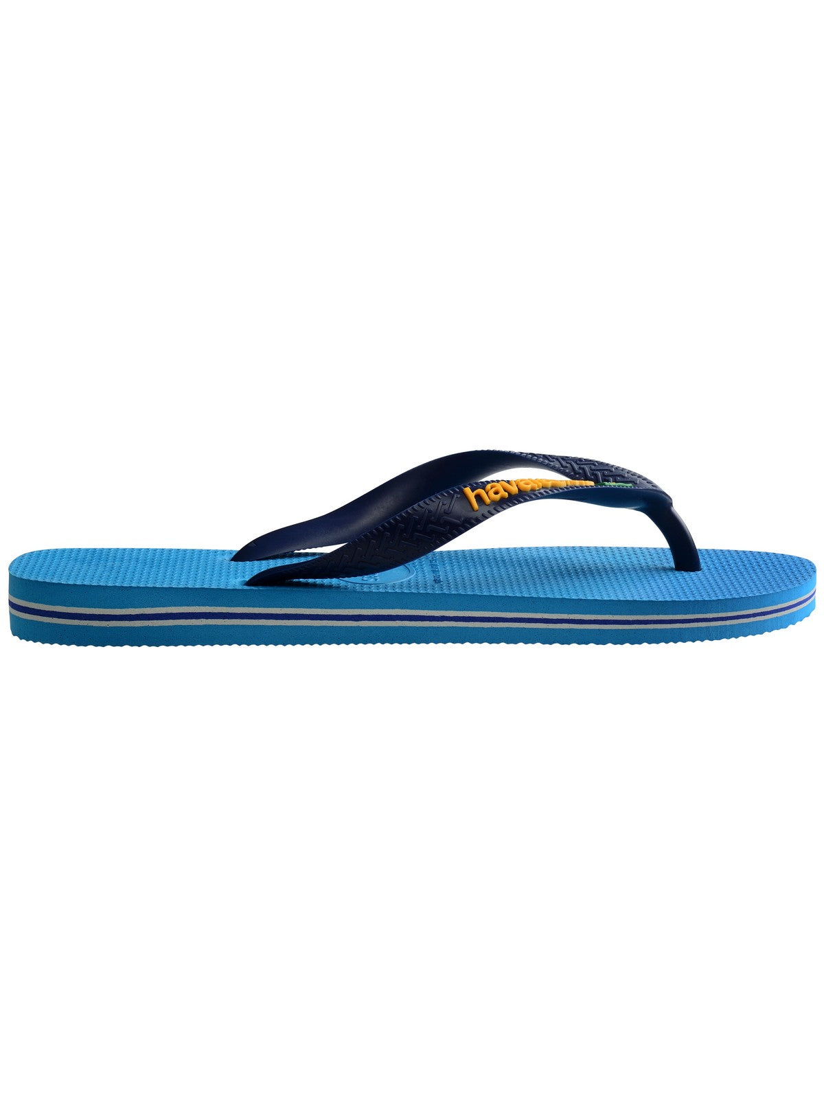 HAVAIANAS Infradito Unisex adulto Hav. Brasil logo 4110850.6946 Turchese gioboutiqueweb