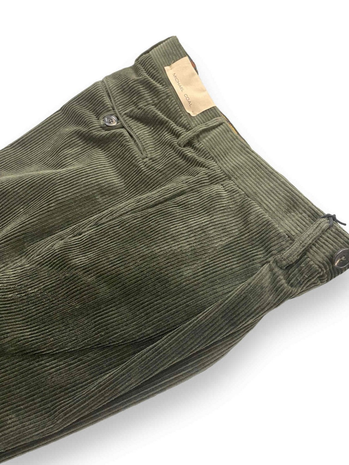 MICHAEL COAL Pantalone Uomo MCFRK3588F23C 007 Verde gioboutiqueweb