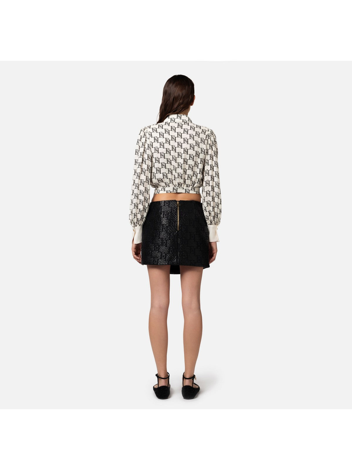 ELISABETTA FRANCHI Camicia Donna CAS2541E2 E84 Avorio gioboutiqueweb