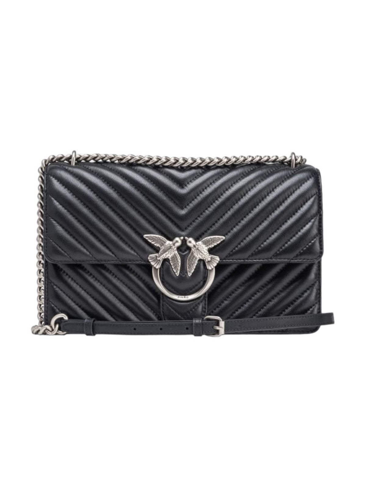 PINKO Borsa Donna Love one classic 100941-A0GK Z99O Nero gioboutiqueweb