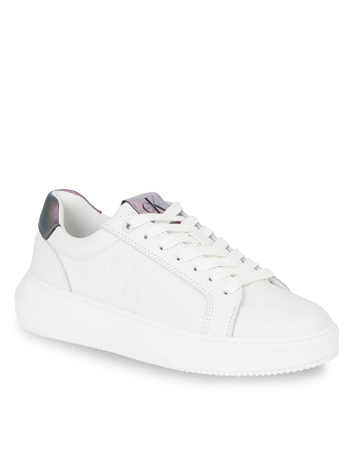 CALVIN KLEIN Sneaker Donna YW0YW01202 01W Bianco gioboutiqueweb