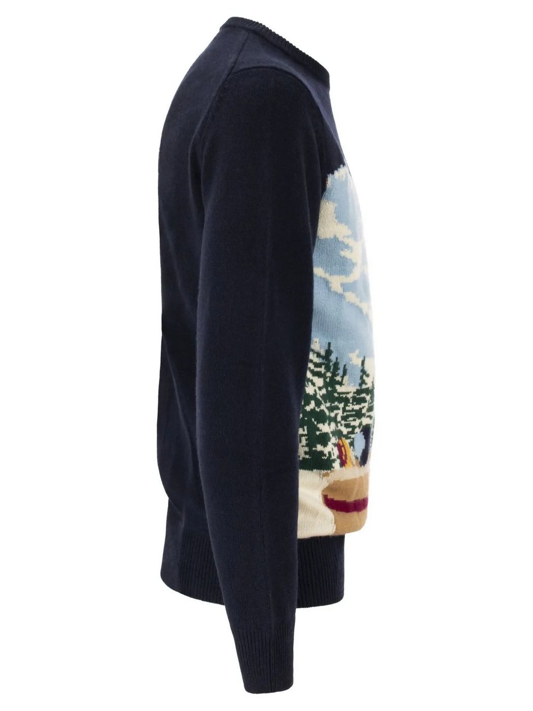 Mc2 Saint Barth Men's sweater HERON 01598C Blue