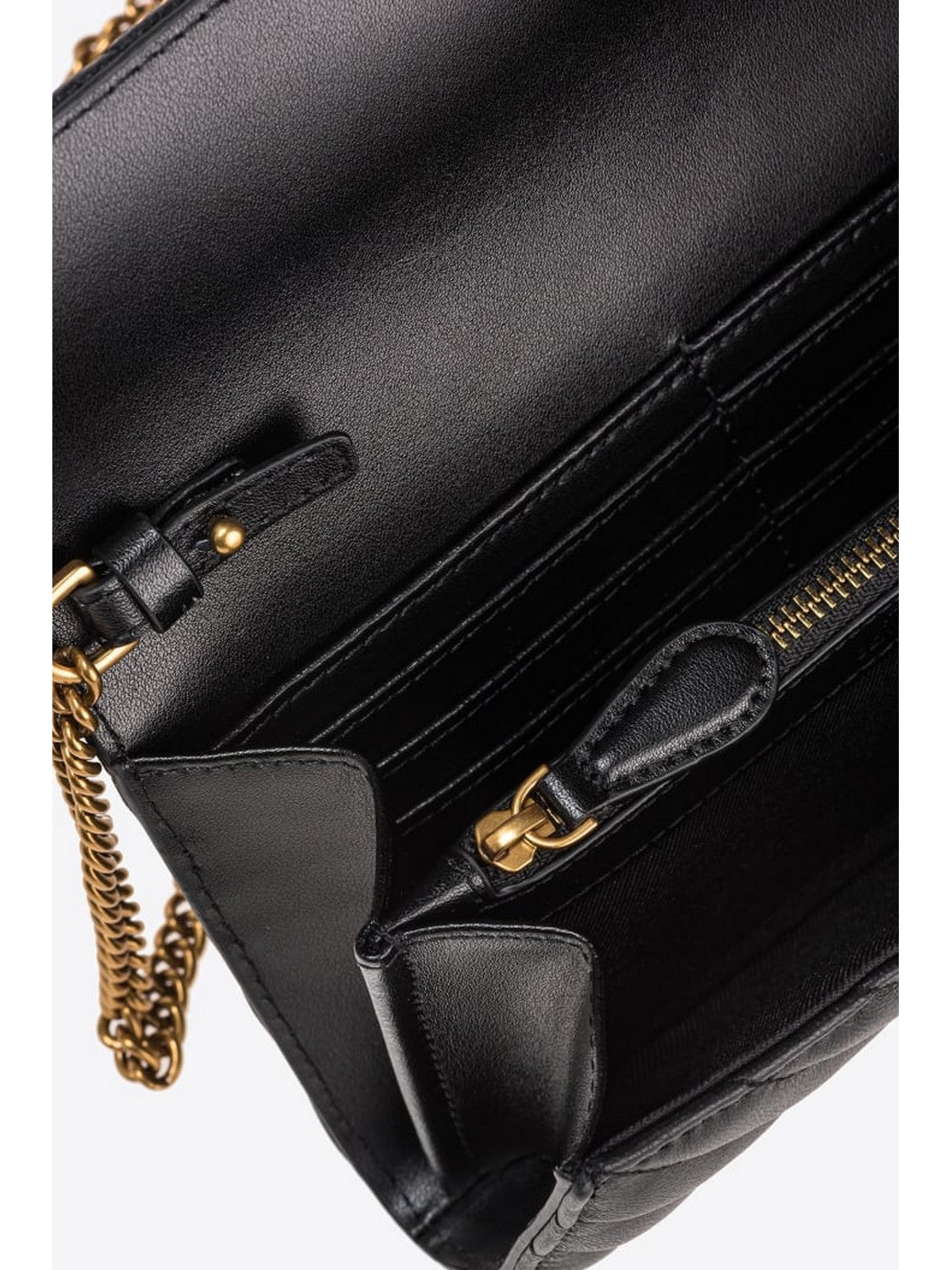 PINKO Portafoglio Donna Love one wallet 100062-A0GK Z99Q Nero gioboutiqueweb