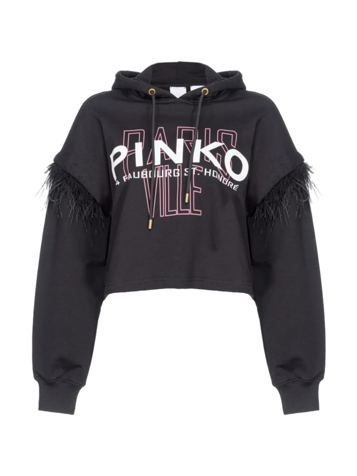 Pinko Women's Sweatshirt Avigliana 103129-A1Lu Z99 Black