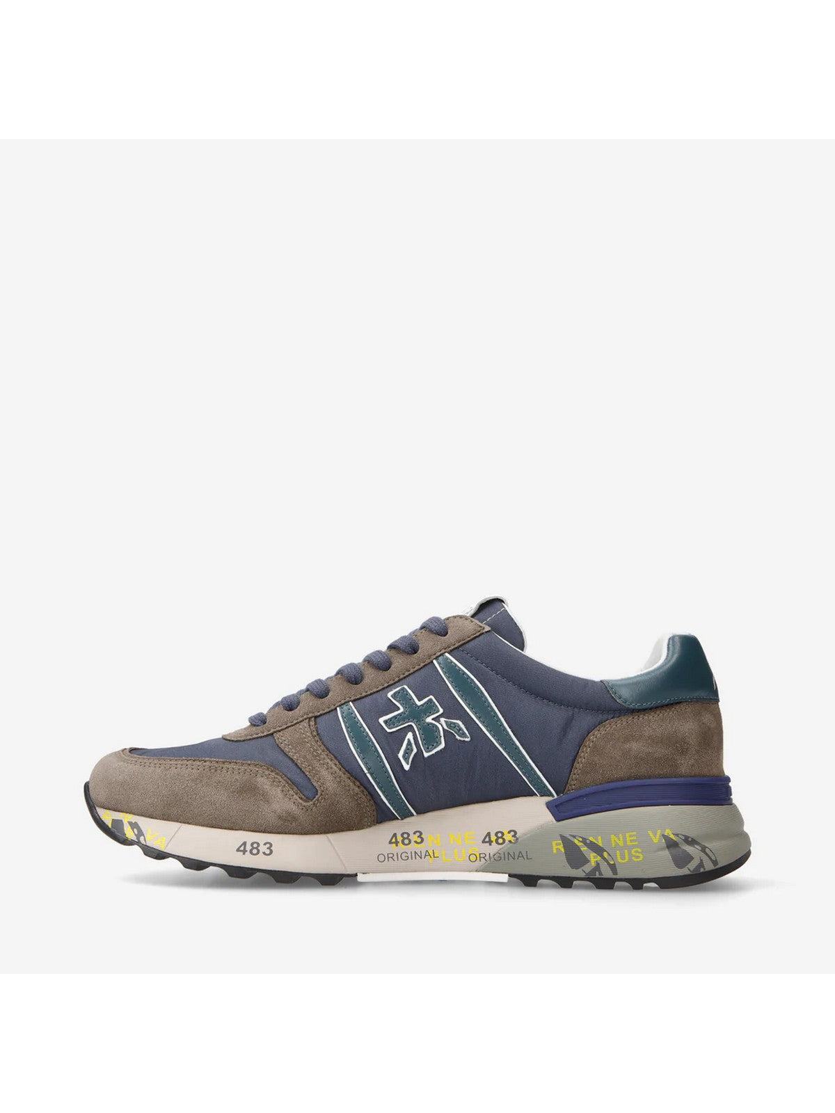 PREMIATA Sneaker Uomo LANDER VAR 6400 Blu gioboutiqueweb
