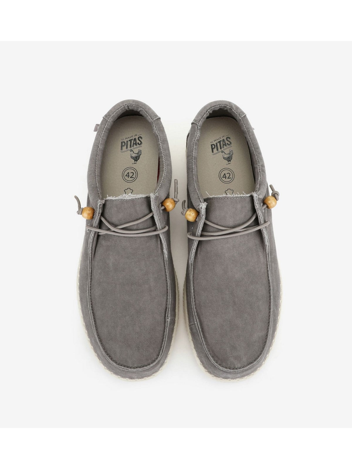 PITAS Mocassino Uomo WP150 WALLABI W GRIS Grigio gioboutiqueweb
