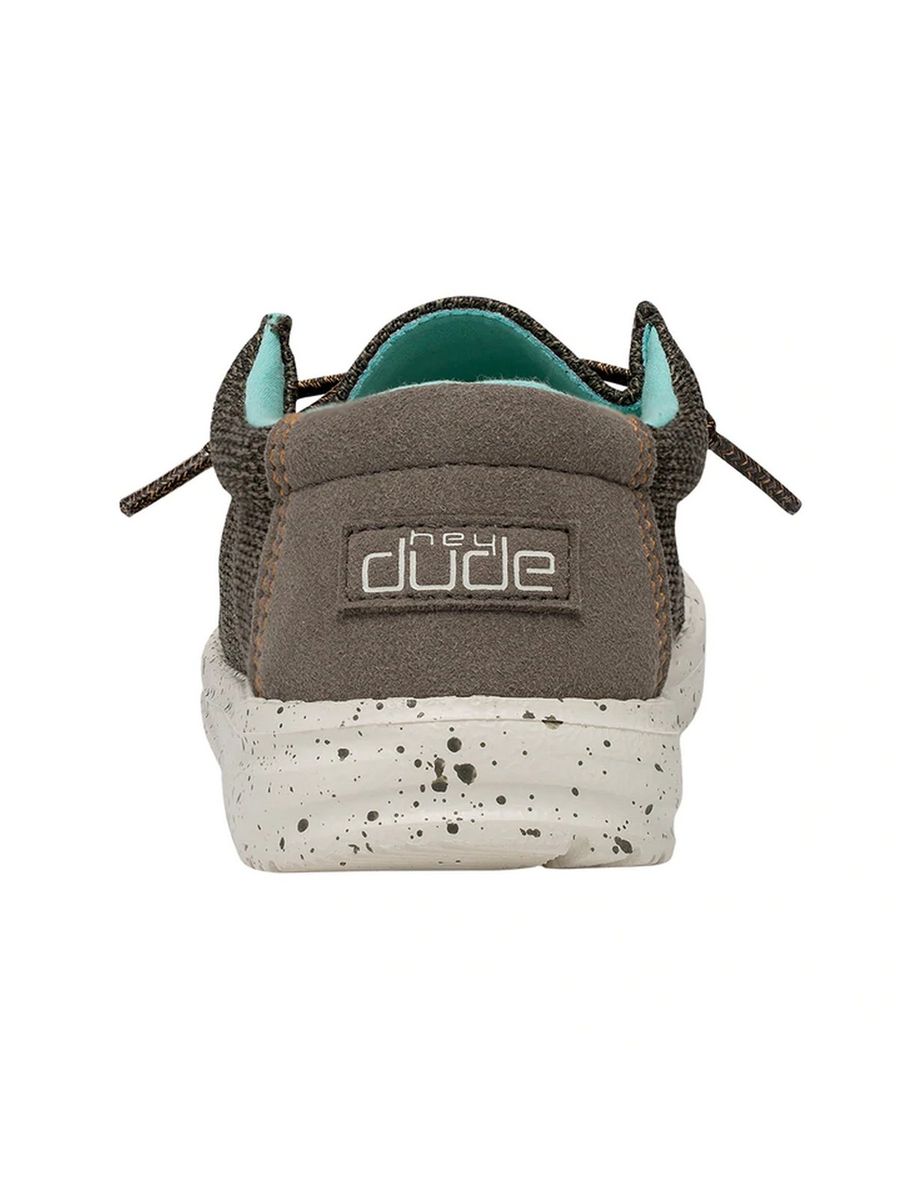 DUDE Mocassino Bambini e ragazzi Wally youth 130138702 Verde gioboutiqueweb