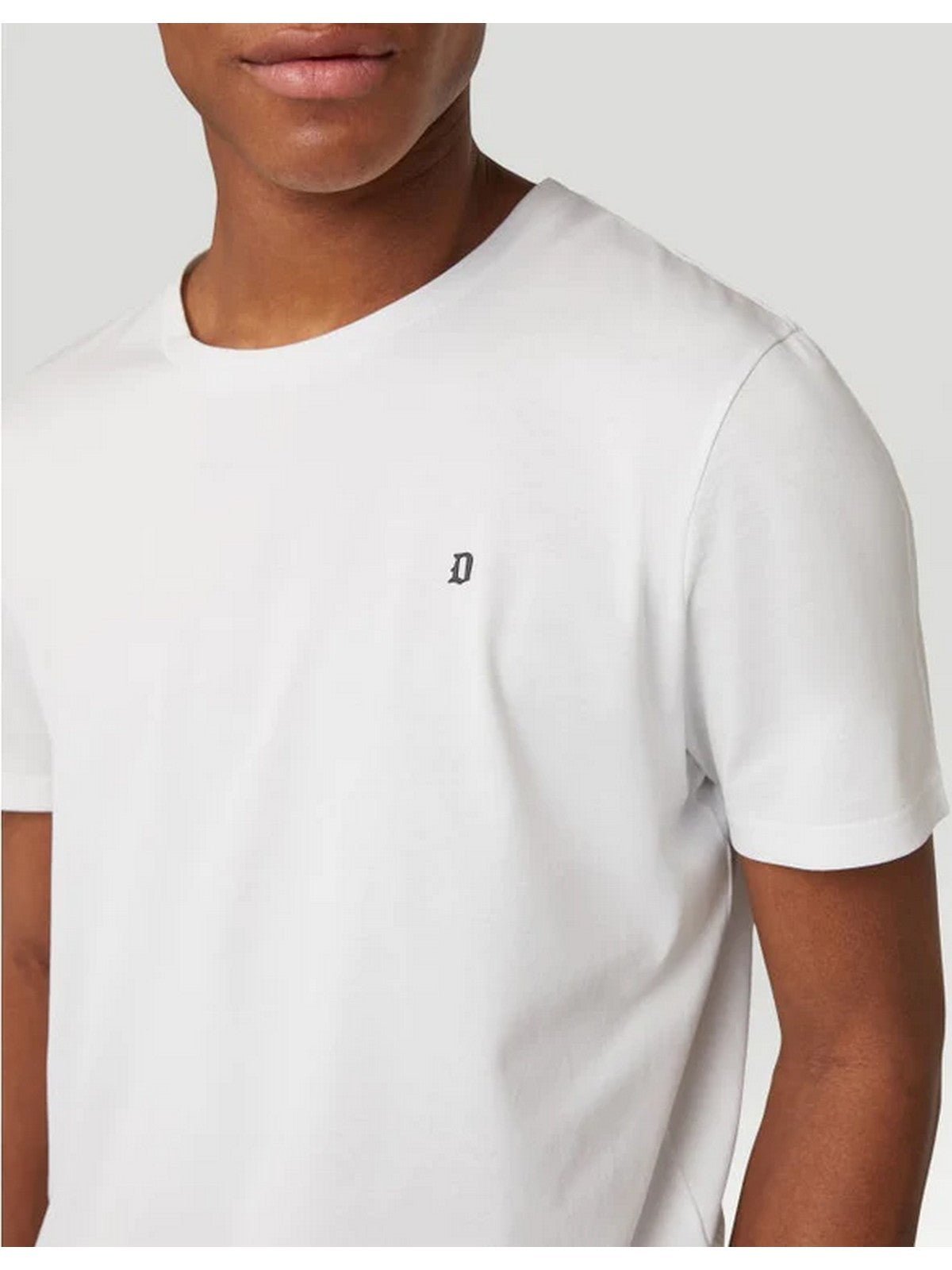 DONDUP T-Shirt e Polo Uomo US198 JF0271U ZL4 000 Bianco gioboutiqueweb