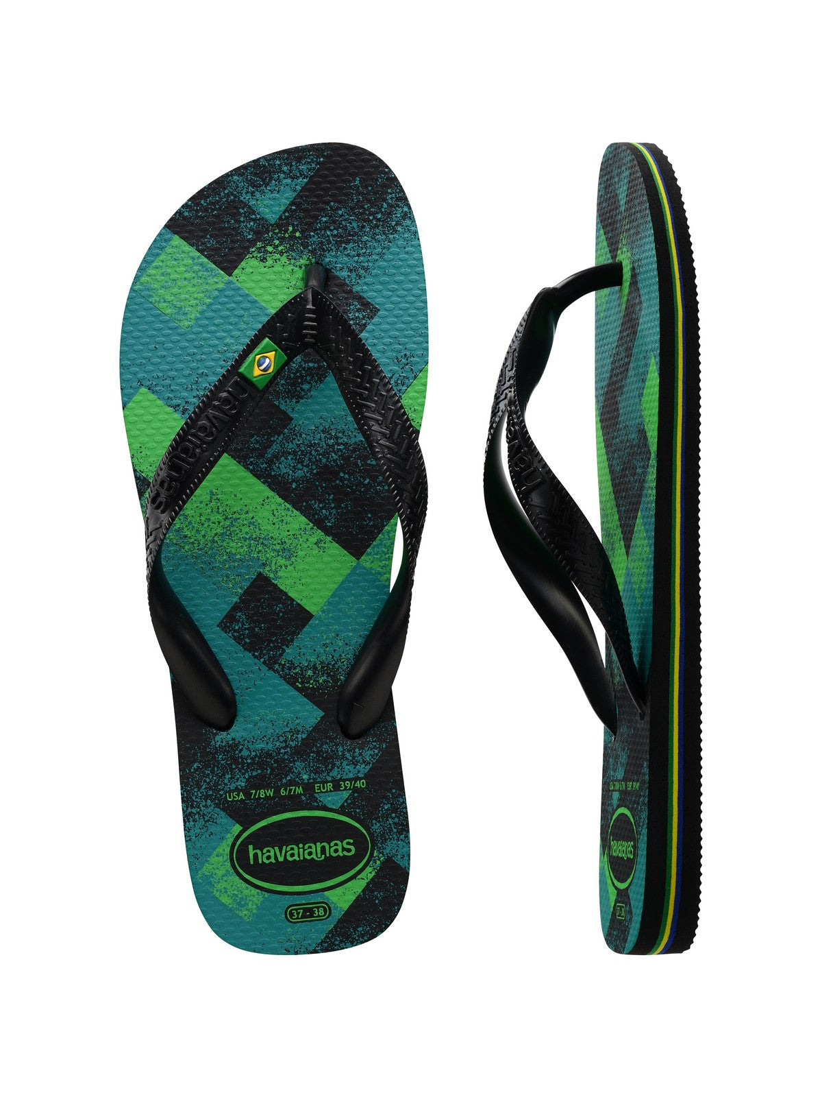 HAVAIANAS Infradito Unisex adulto Hav. Brasil Fresh 4145745.7662 Nero gioboutiqueweb