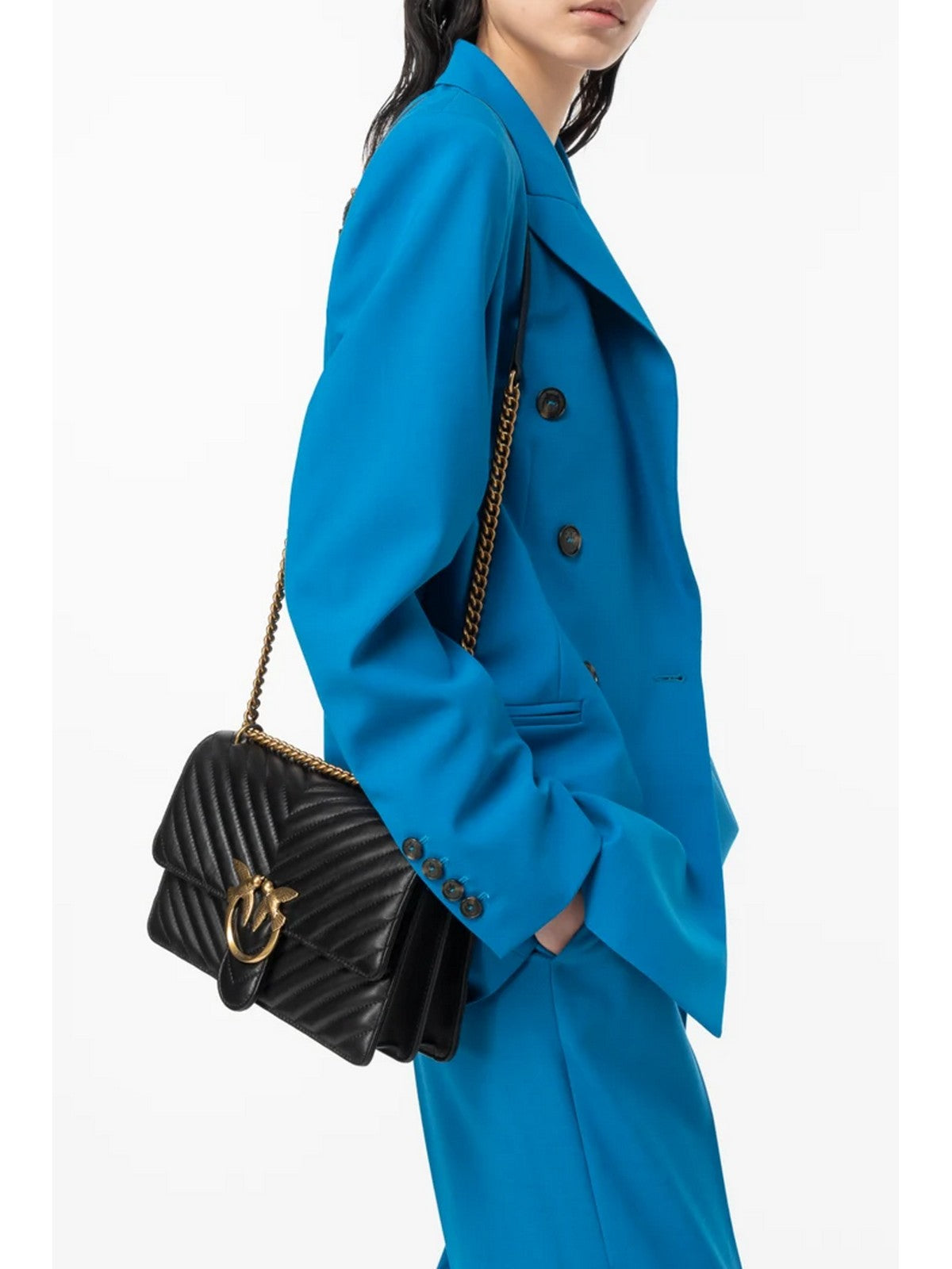 PINKO Borsa Donna Love bag one 100941-A0GK Z99Q Nero gioboutiqueweb