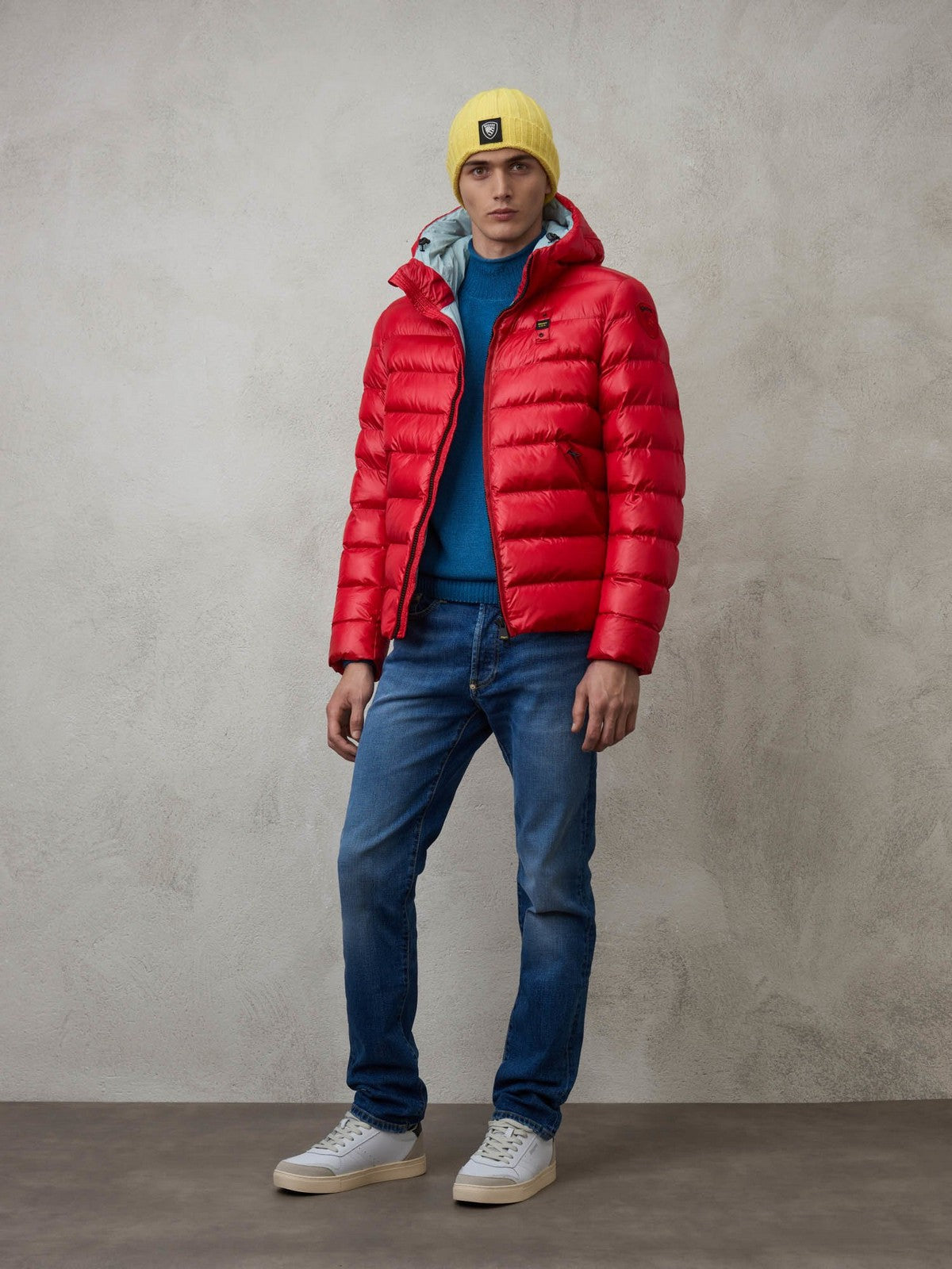 BLAUER Piumino Uomo 23WBLUC02083 005958 552AQ Rosso