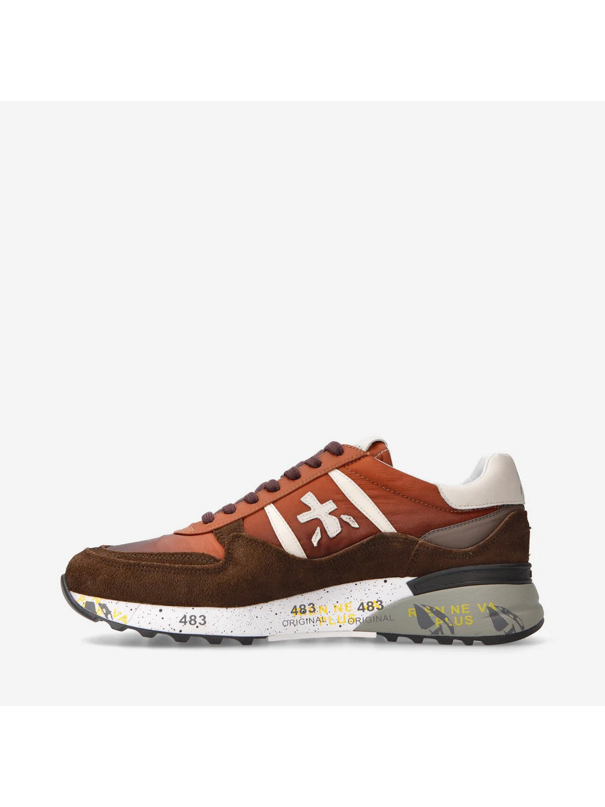 Verliehen Männer Sneaker Landeck Var 6405 Marrone