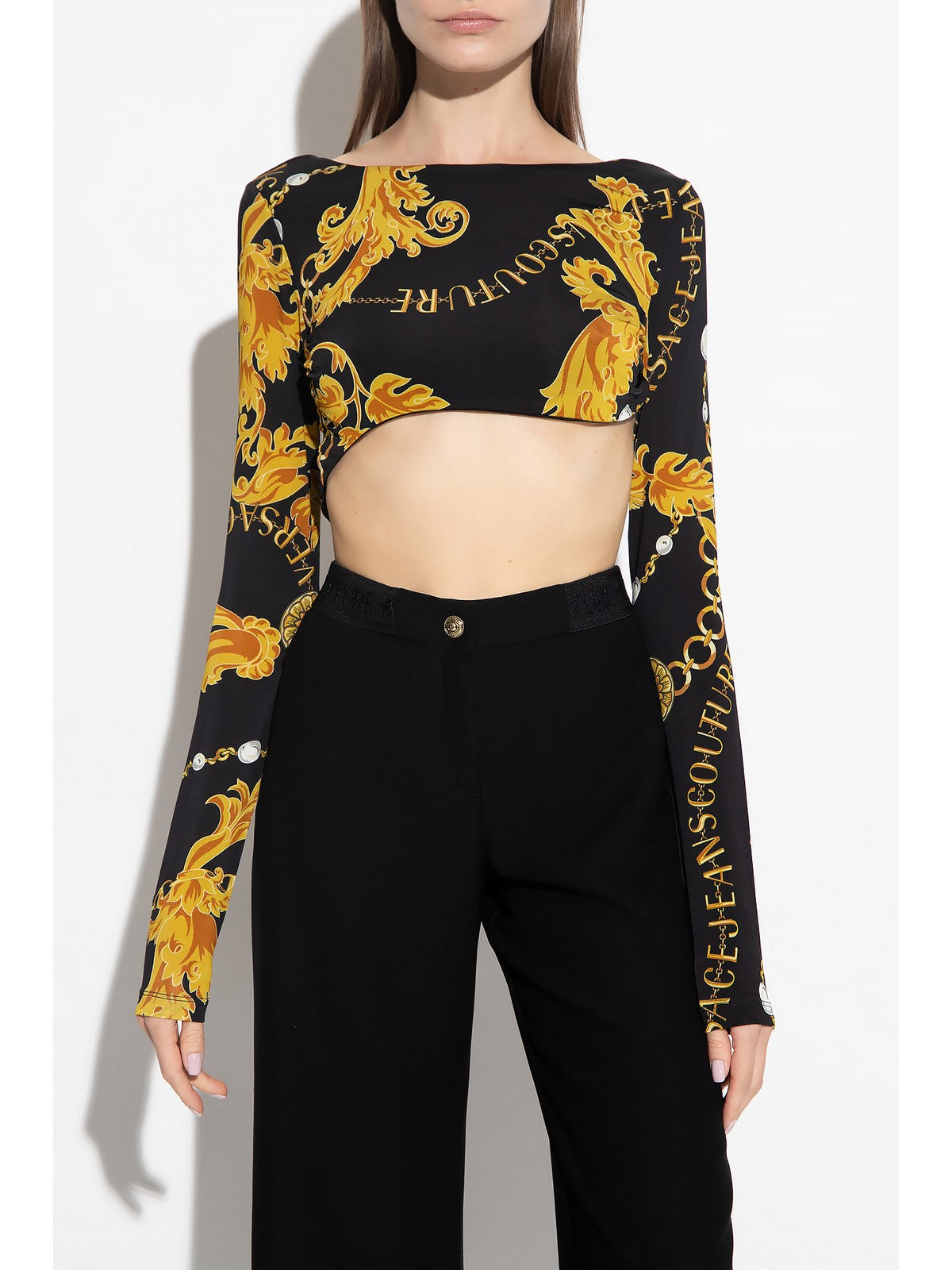 VERSACE JEANS COUTURE Body Donna 75HAM209 JS204 G89 Nero