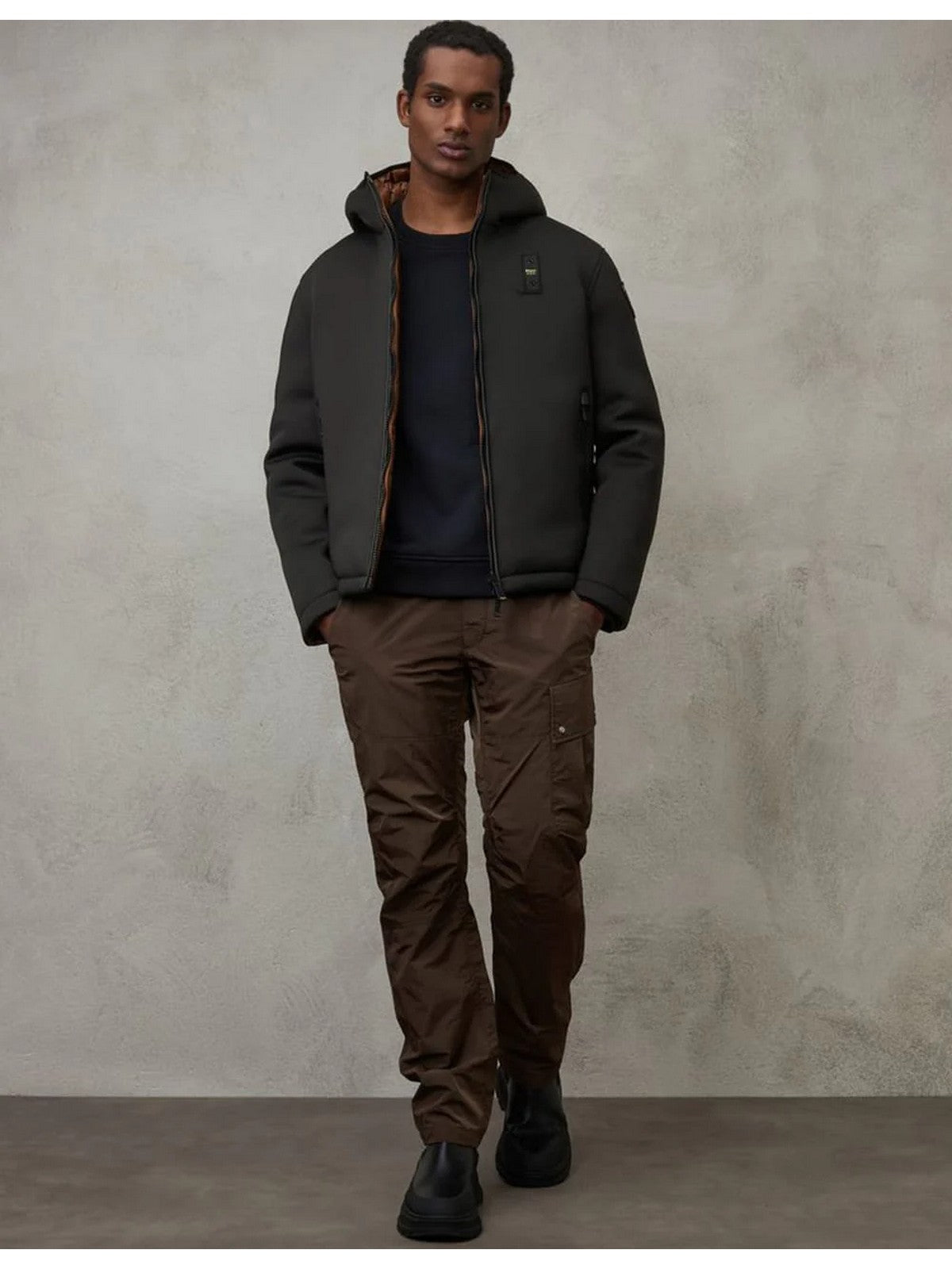 BLAUER Piumino Uomo 23WBLUC06047 006359 999 Nero gioboutiqueweb