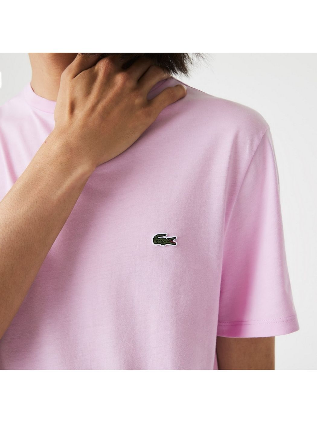 LACOSTE T-Shirt e Polo Uomo TH6709 Z4H Rosa gioboutiqueweb