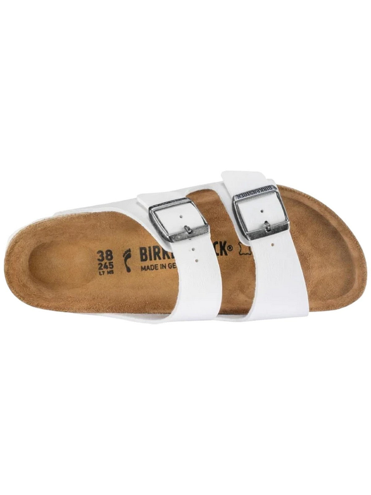 Birkenstock Sandalo Unisex Erwachsener Arizona 552683 Weiß