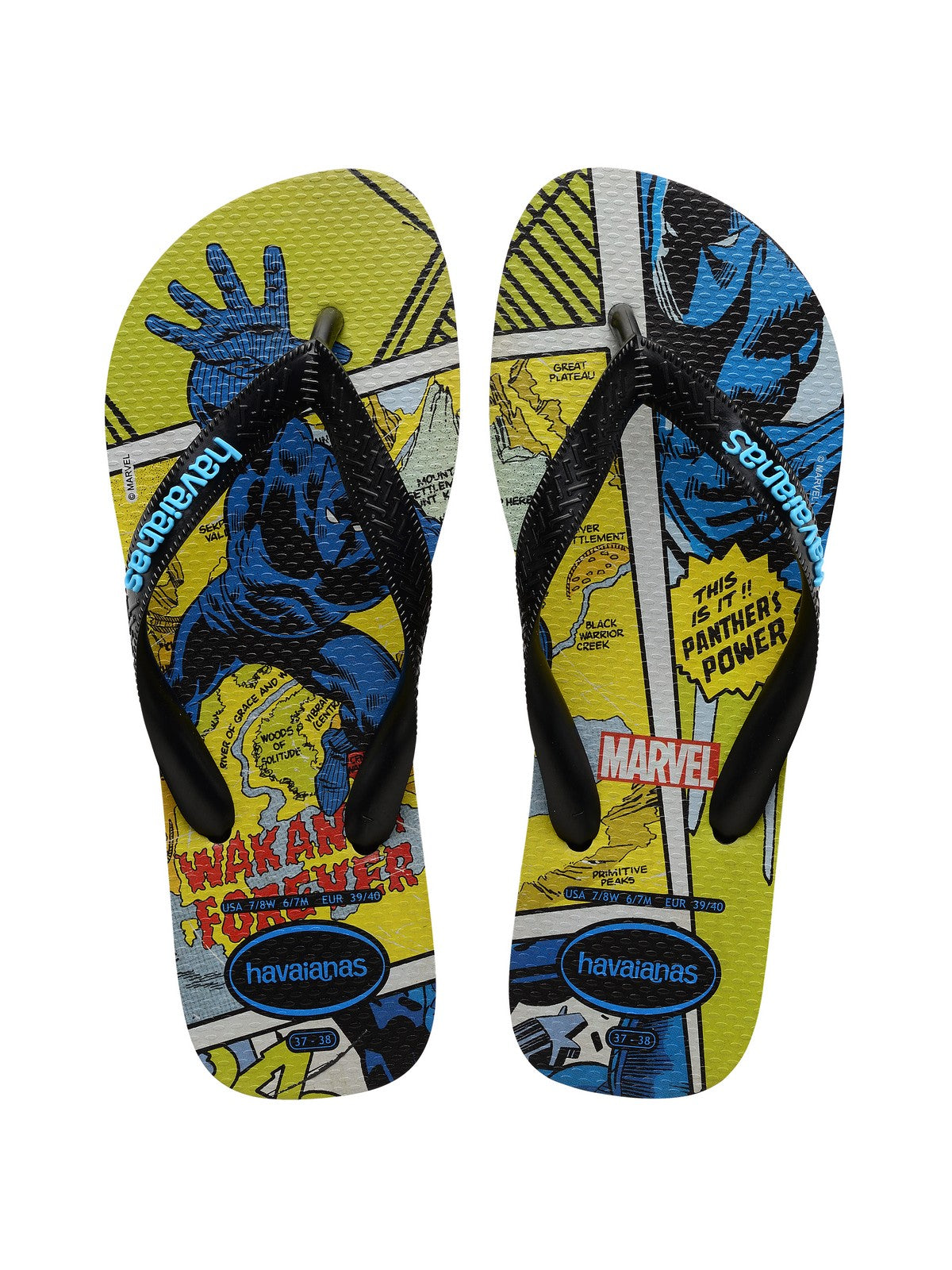 HAVAIANAS Infradito Unisex adulto Hav. Top marvel 4147012.1069 Nero gioboutiqueweb