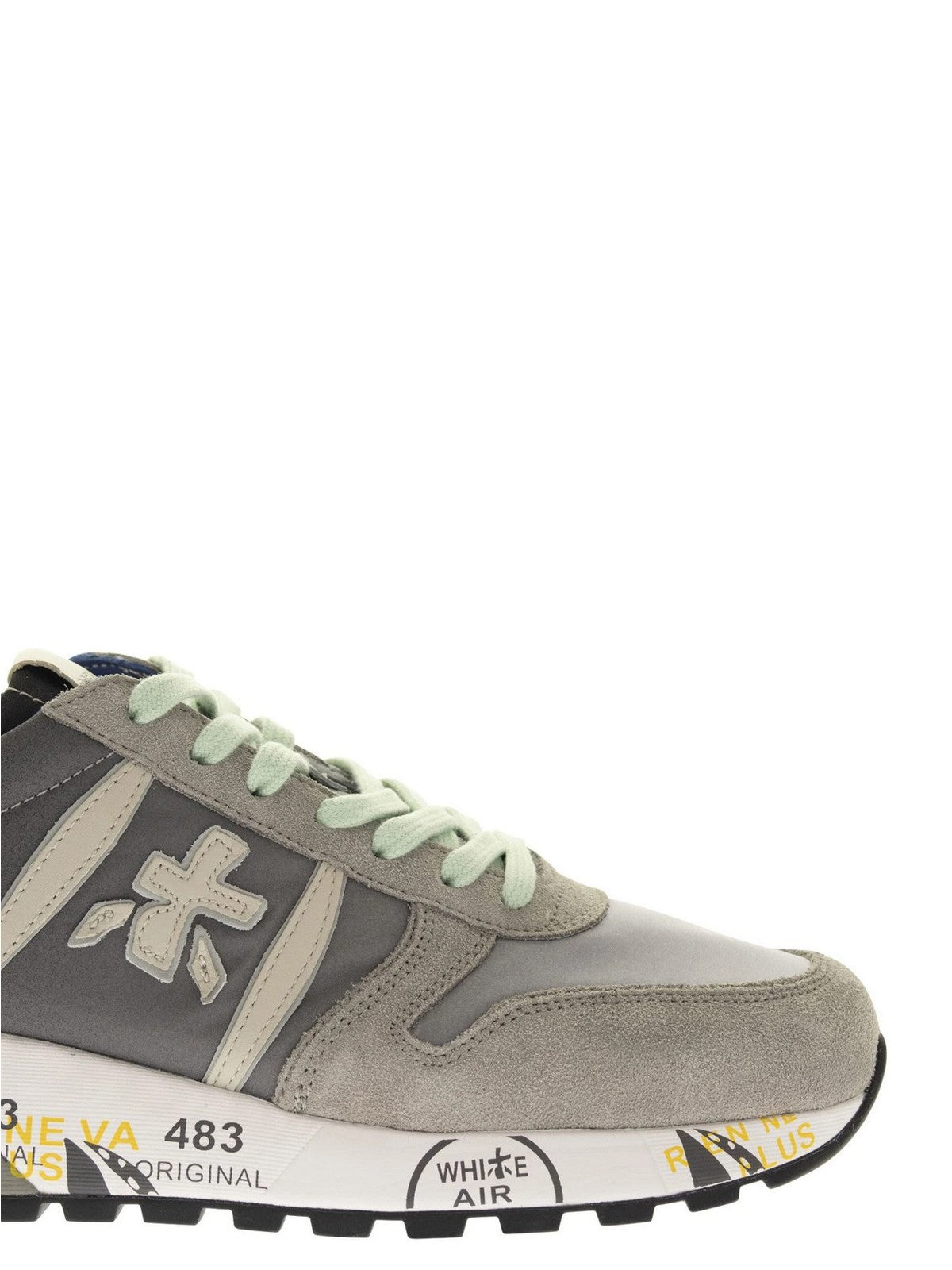 PREMIATA Sneaker Uomo LANDER VAR 4586 Grigio gioboutiqueweb