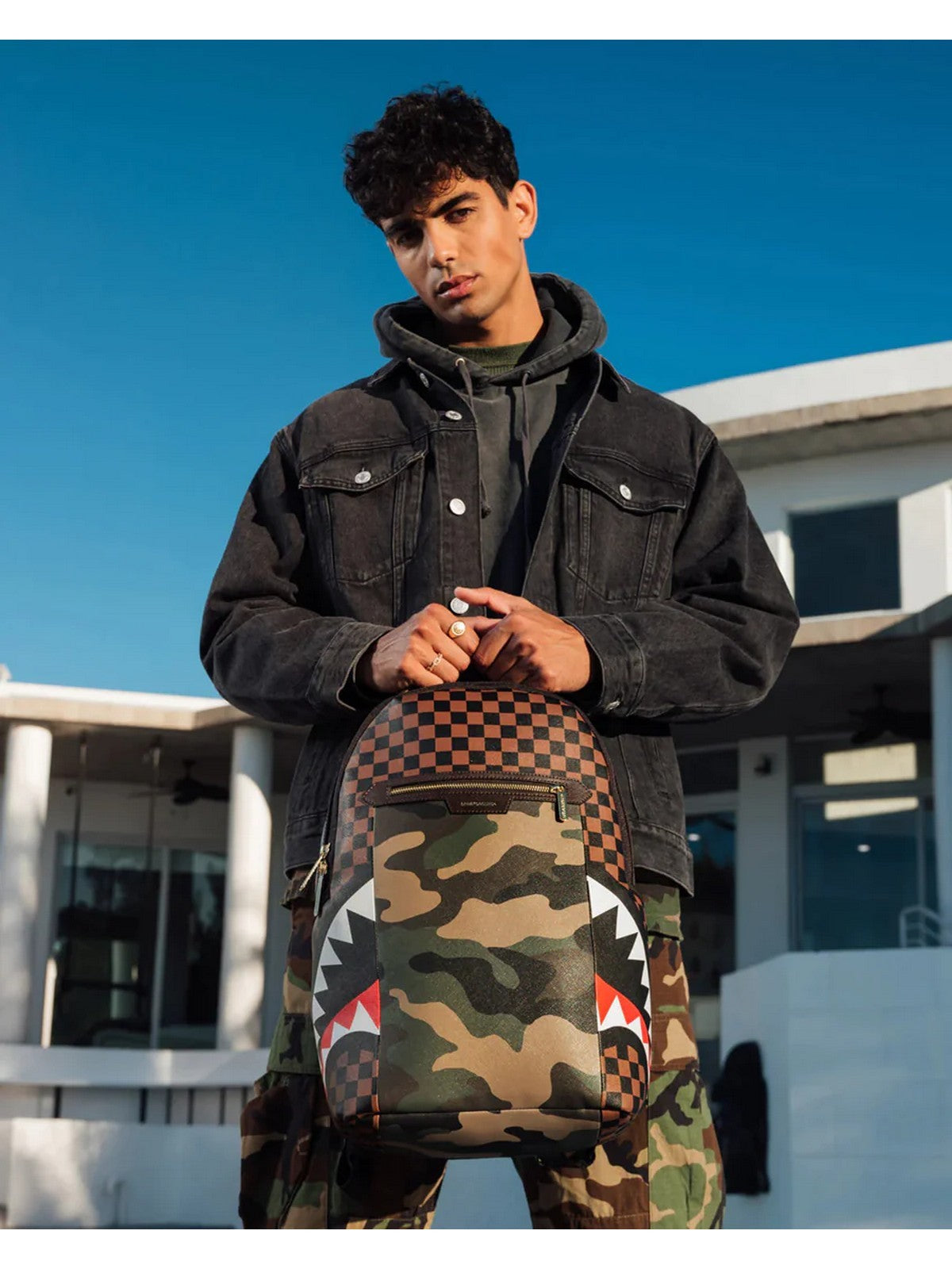 SPRAYGROUND Zaino Uomo Sip camo accent dlxsv 910B5061NSZ Marrone